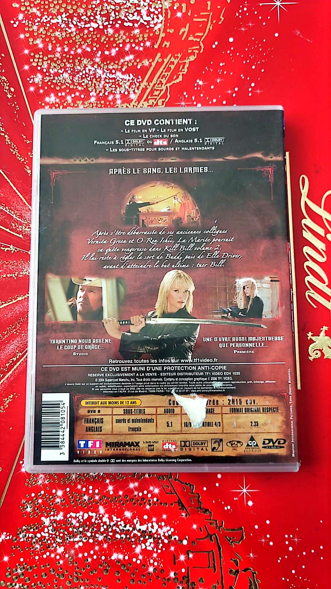 Uma Thurman kill bill volume 11 DVD