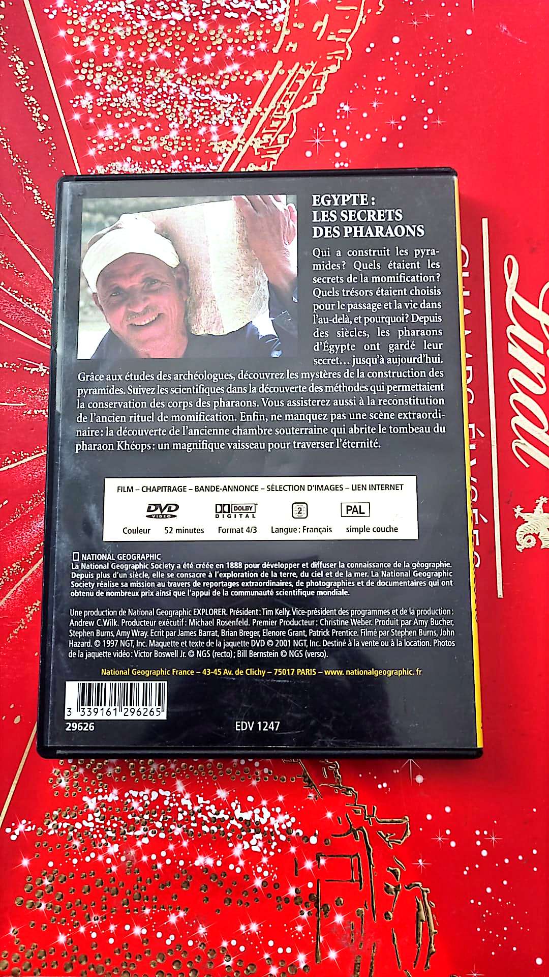 national geographic egypte les secrets des pharaons DVD vendu en bon état Par blaspo