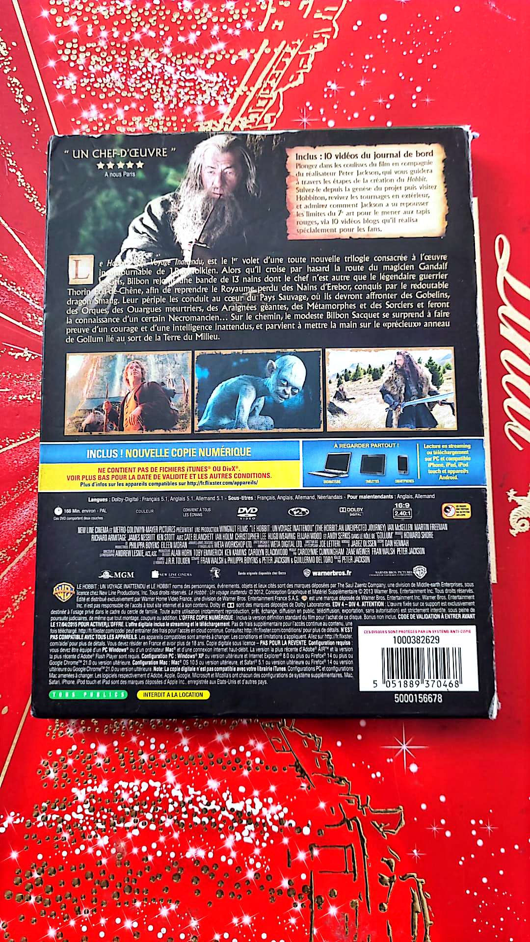 le hobbit un voyage inattendu en francais DVD vendu en Bon état Par blaspo