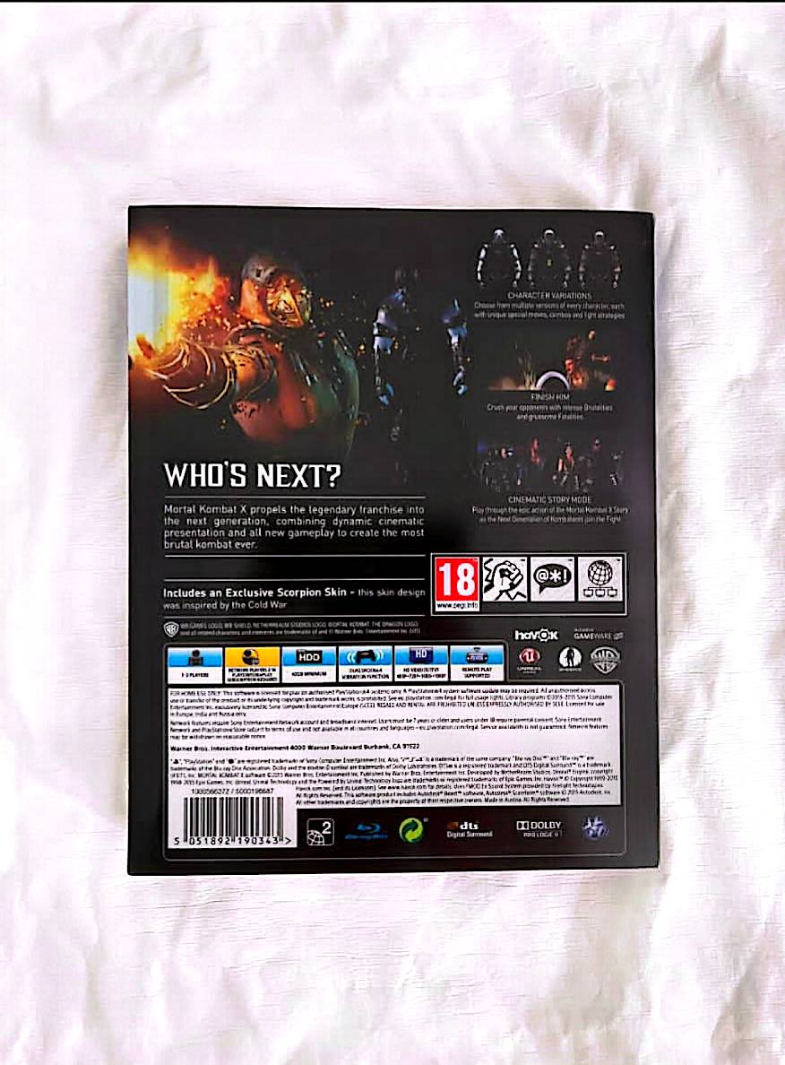 Jeu vidéo PS4 : Mortal Kombat X sur PS4