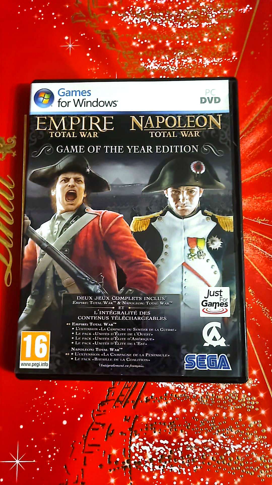 Jeu vidéo PC : empire total war & Napoléon total war game of the year édition