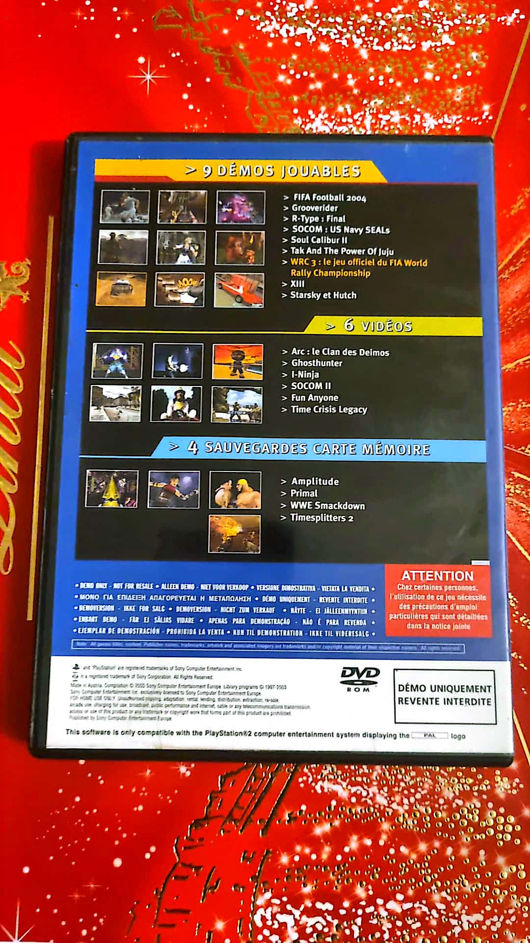 Jeu vidéo PS2 : 9 demos jouable wrc 3