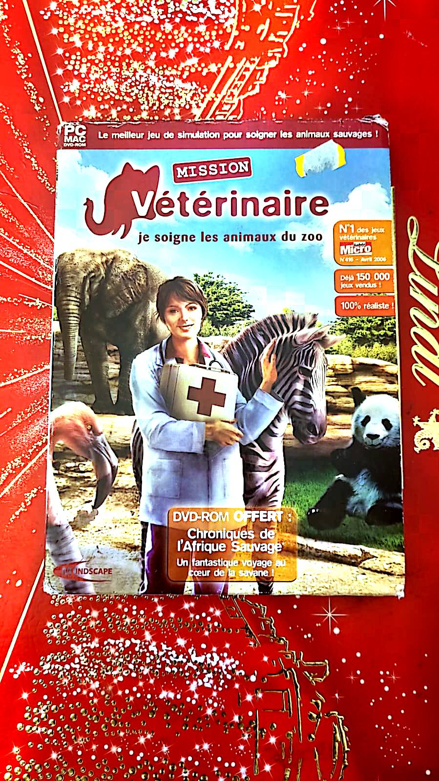 jeu pc mission veterinaire je soigne les animaux du zoo vendu en bon etat par blaspo