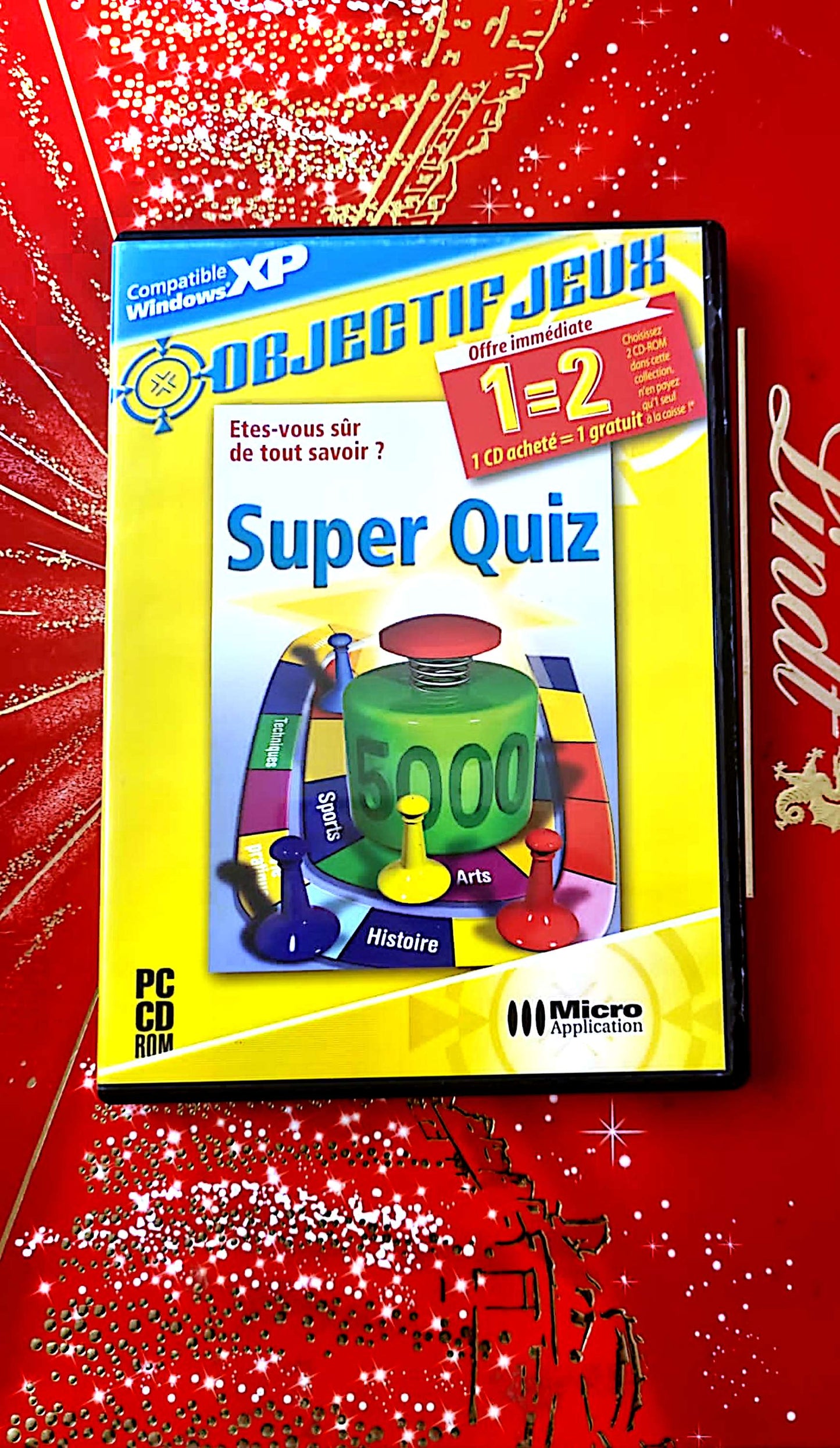 jeu pc objectif jeux super quiz vendu en bon etat par blaspo