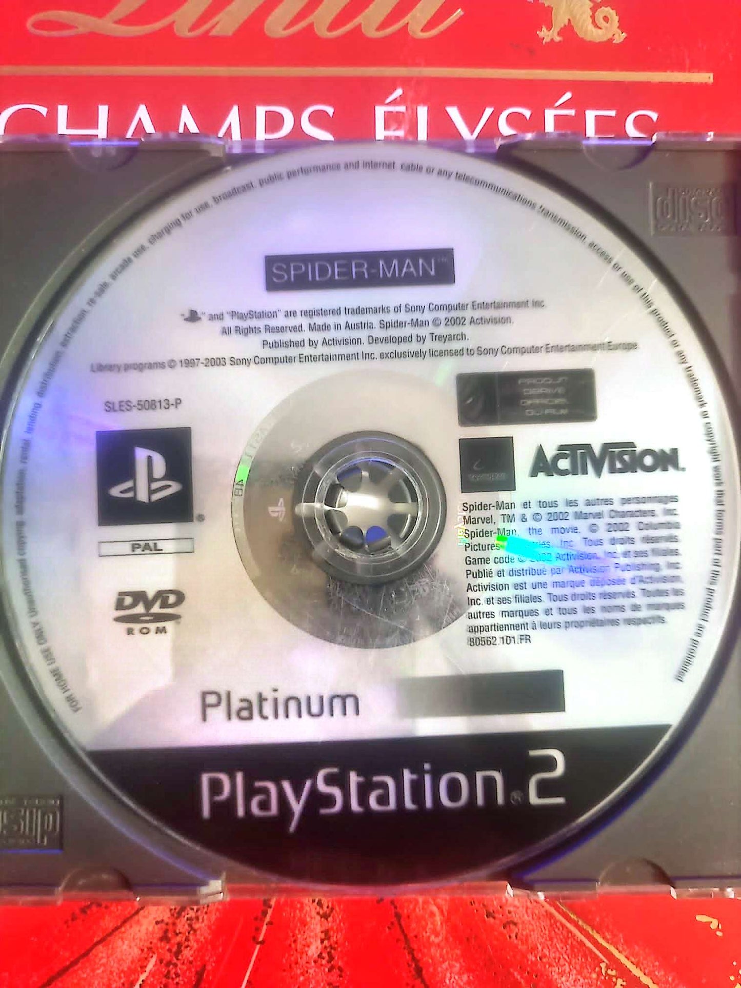 Spider-Man – Jeu PS2 – CD seul – Sans boîtier – Version Platinum PAL jeu ps2