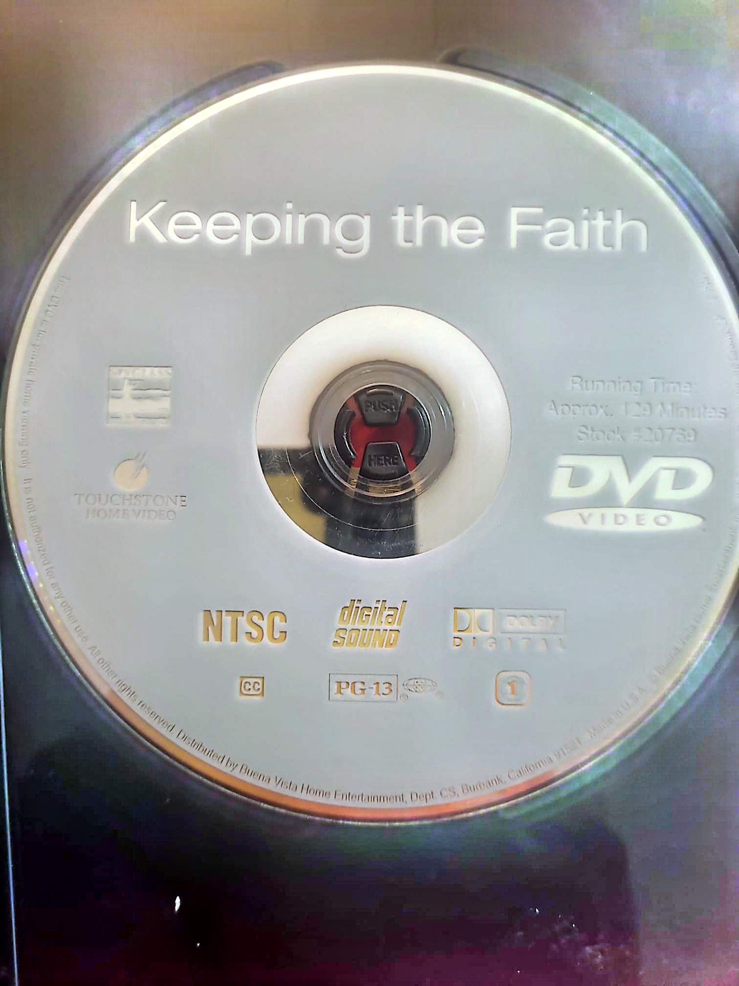 Keeping the Faith – DVD Film Comédie Romantique – Sans boîtier – Fonctionnel