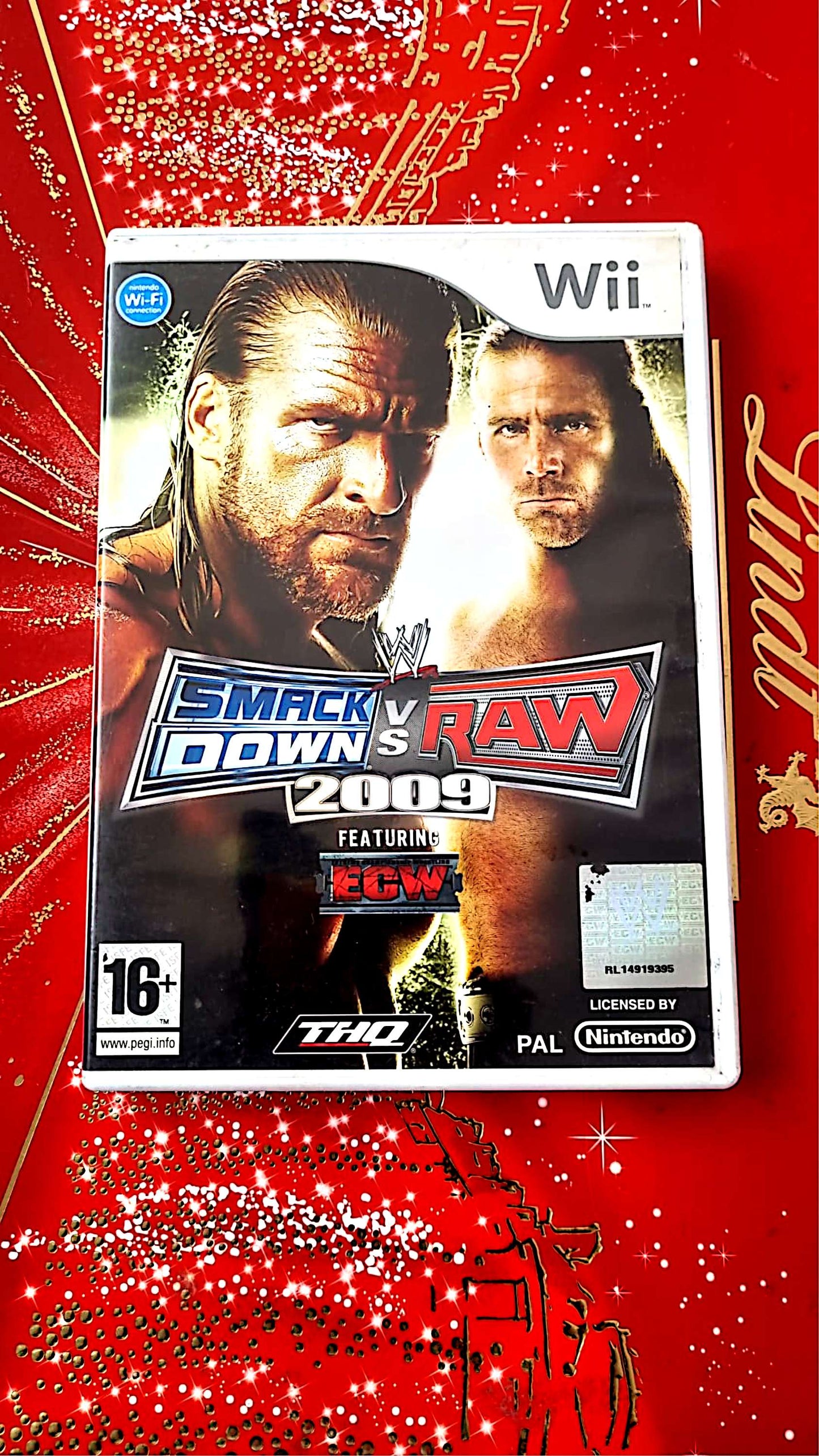 jeu wii smack down vs raw 2009 featuring ecw vendu en bon etat par blaspo