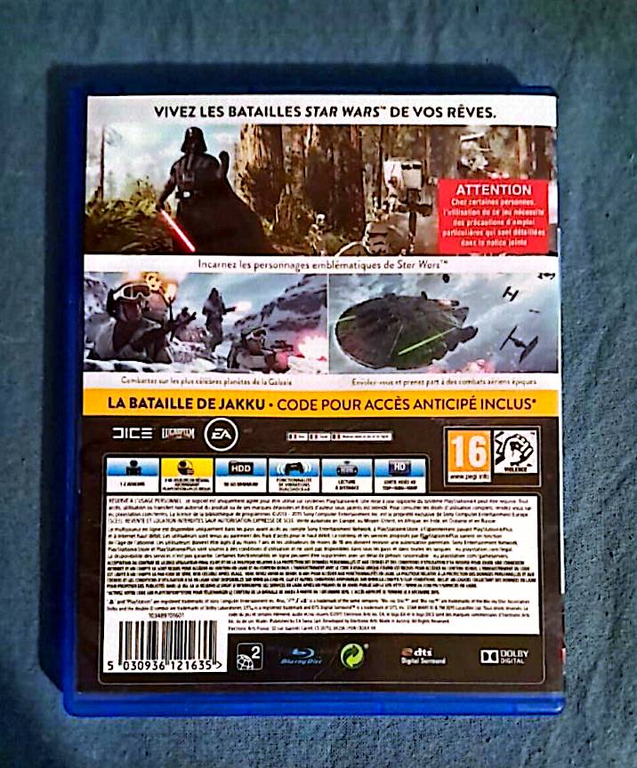 Jeu vidéo PS4 : stars wars battlefront ps4 (Star Wars Battlefront sur PS4)
