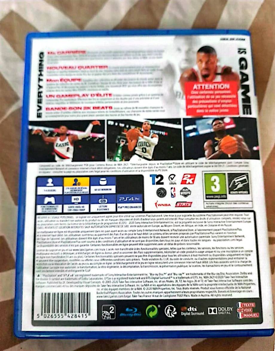 Jeu vidéo PS4 : nba2k21 ps4 (nba2k21 ps4)