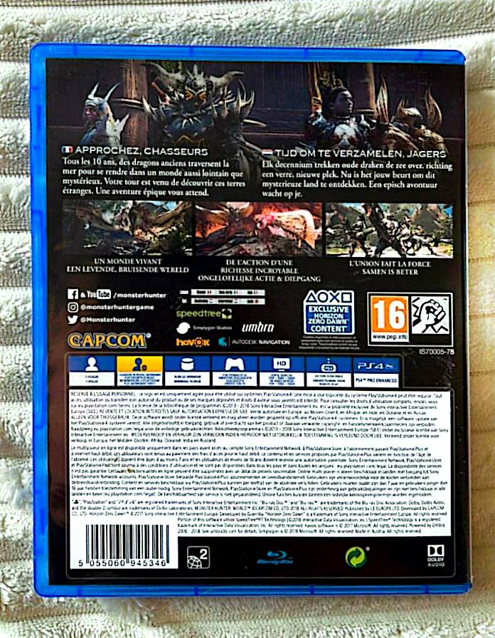 Jeu vidéo PS4 : Monster hunter World ps4 (Monster Hunter World PS4)