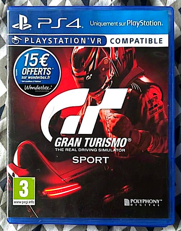 Jeu vidéo PS4 : GRAN TURISMO SPORT (Jeu ps4 GRAN TURISMO SPORT )