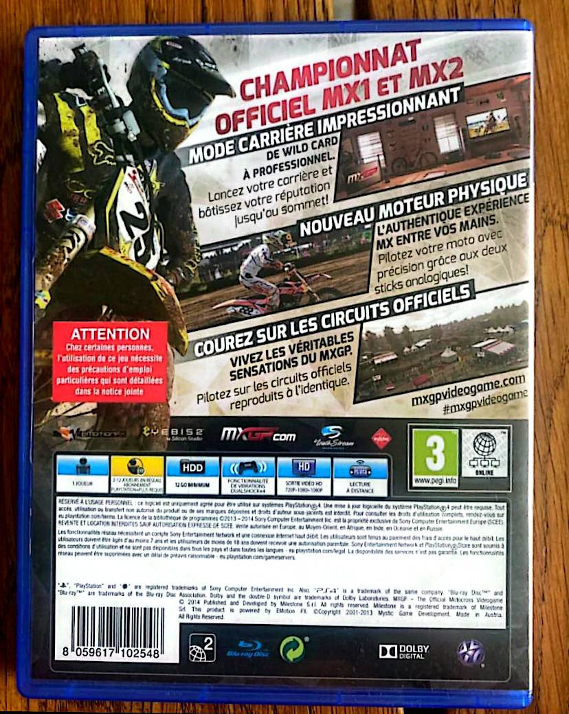 Jeu vidéo PS4 : MXGP (Jeu PS4 MXGP )