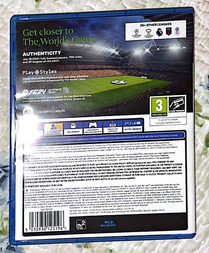 Jeu vidéo PS4 : EA sports FC 24