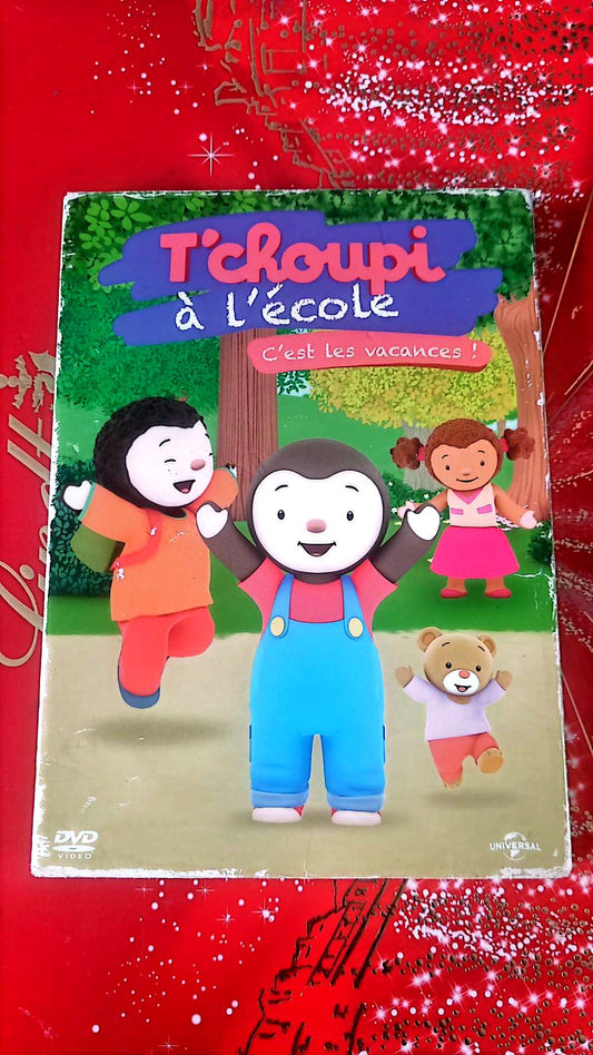 T'choupi a l'école vive les vacances DVD