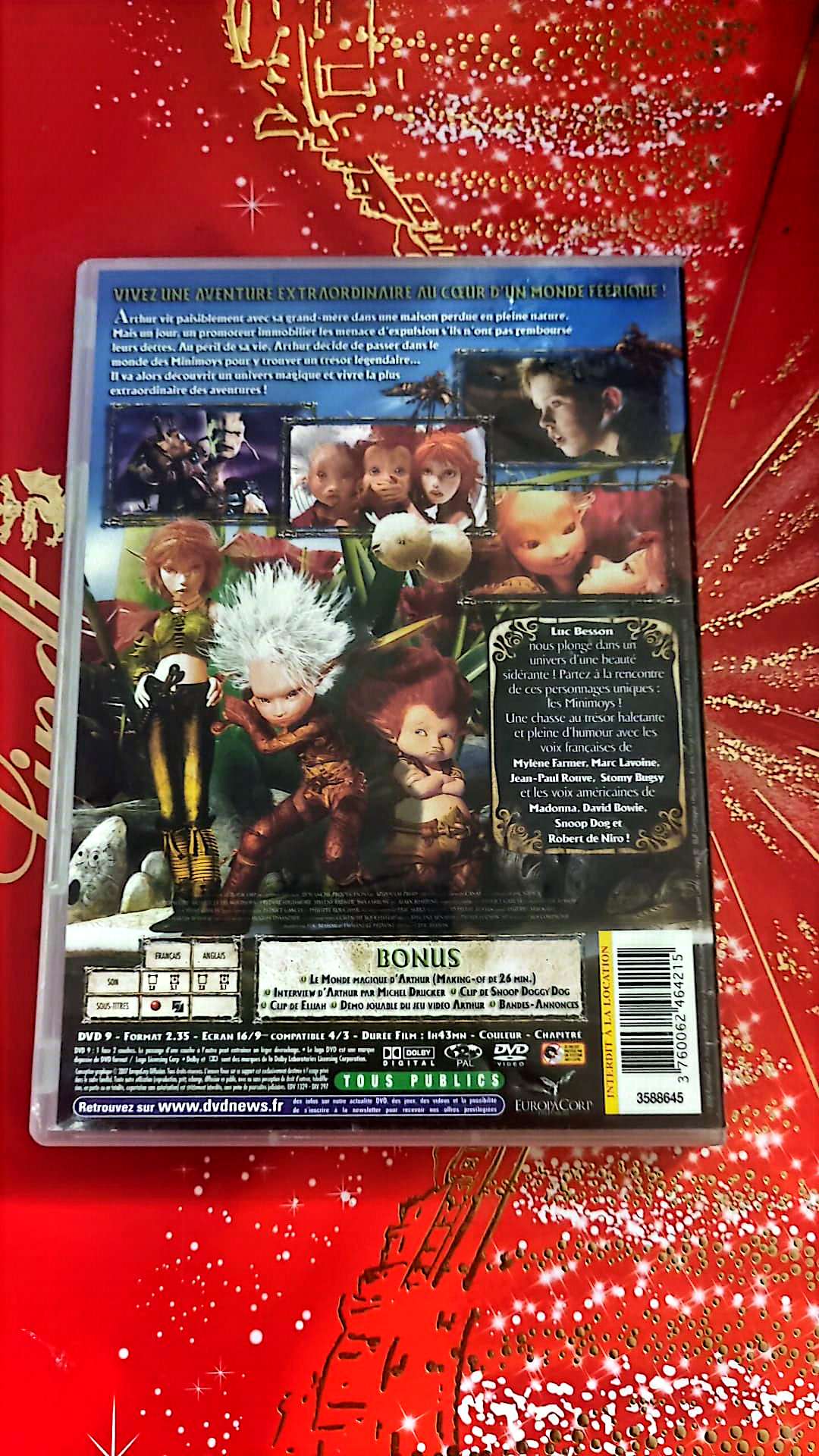 arthur et les minimoys film complet en francais DVD état Par