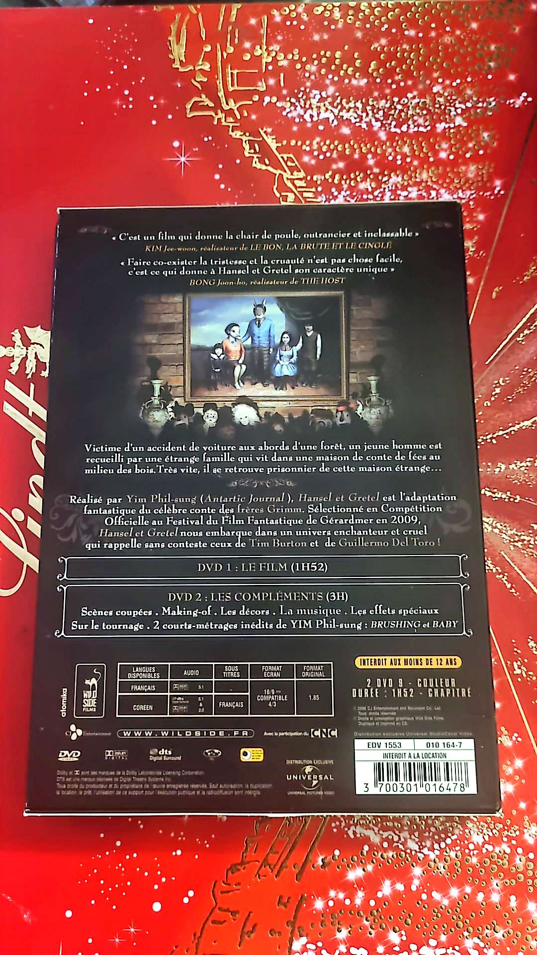 un conte macabre et cruel Hansel et Gretel film complet en français DVD état Par
