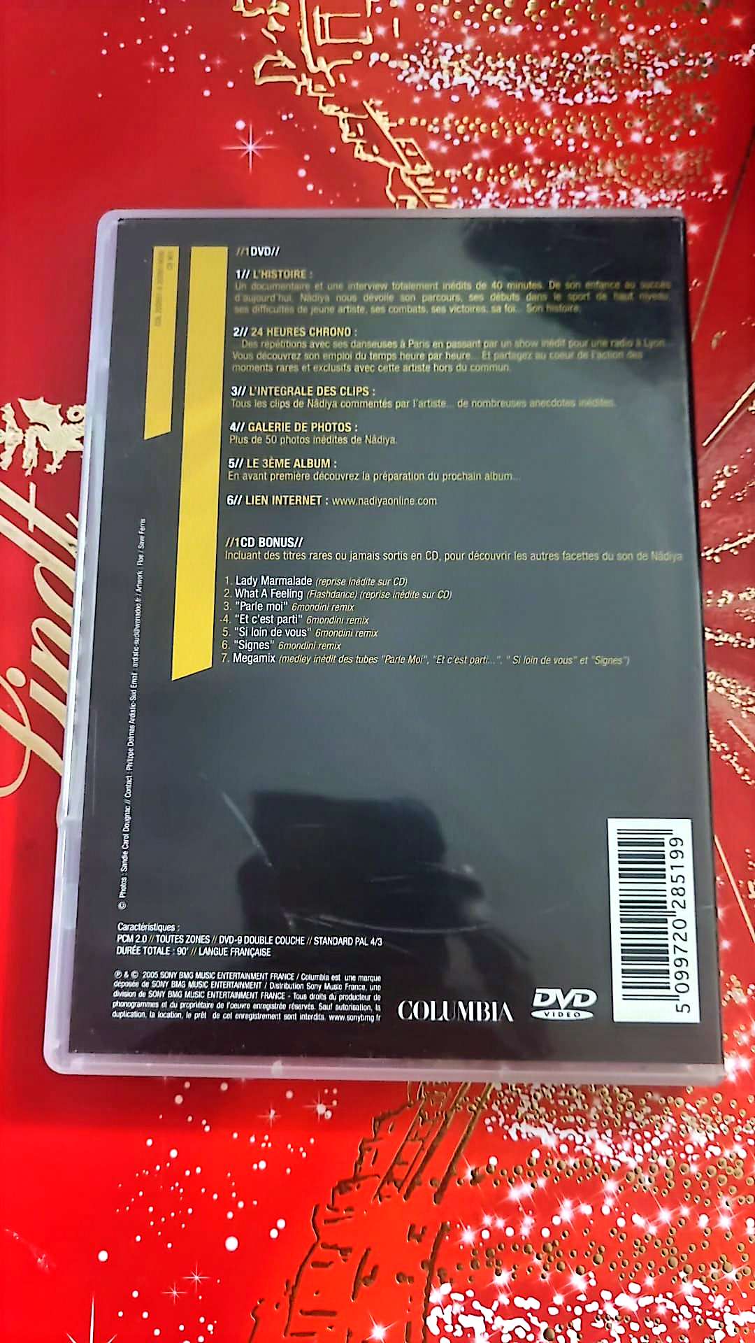 Nadiya l'histoire en 16/9 DVD état Par