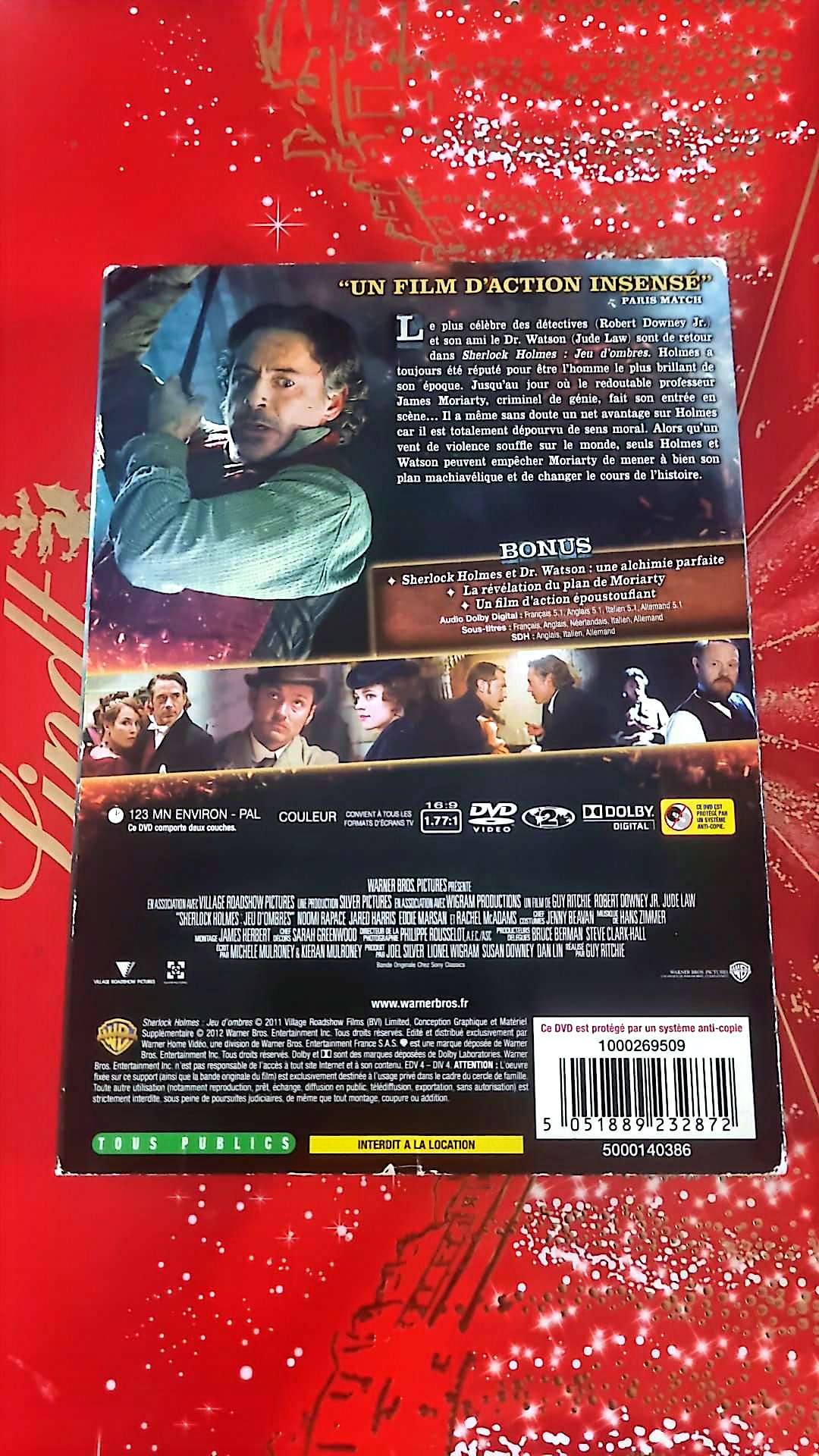 sherlock holmes jeu d'ombres film complet en francais DVD