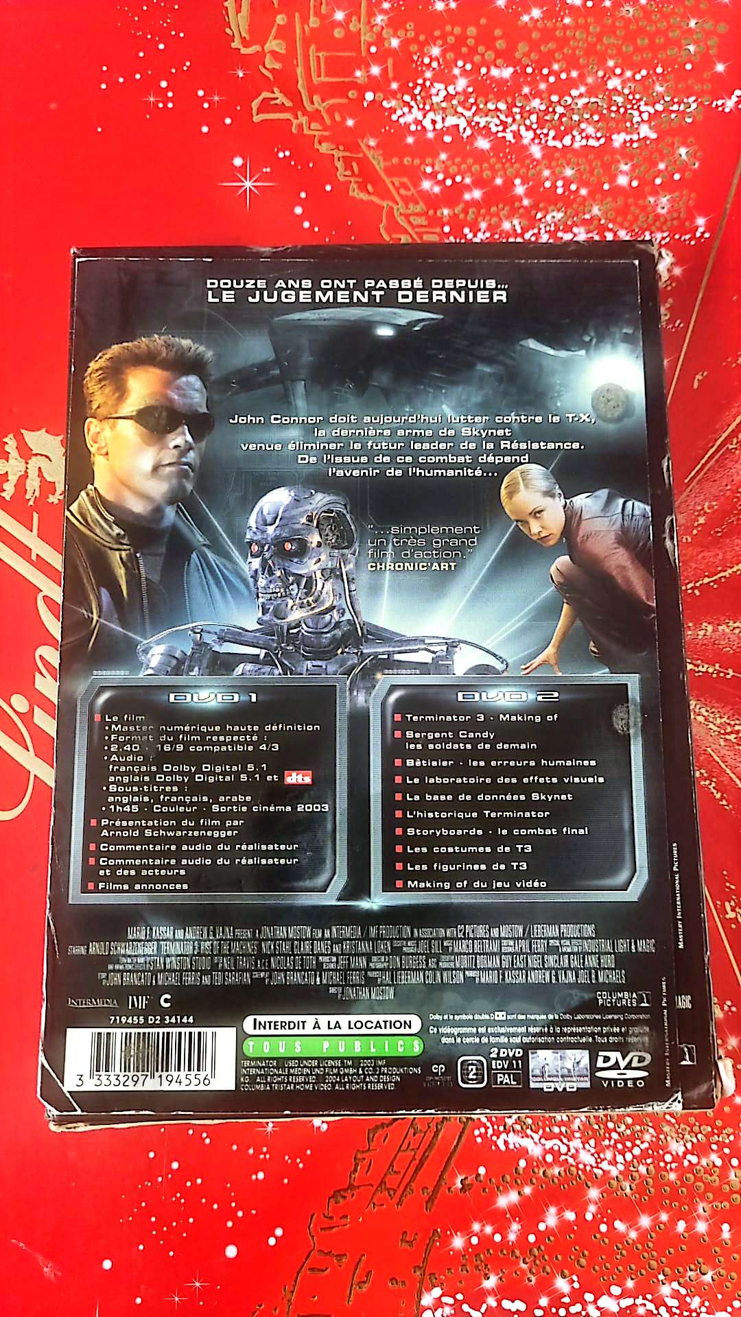 terminator 3 : le soulèvement des machines DVD
