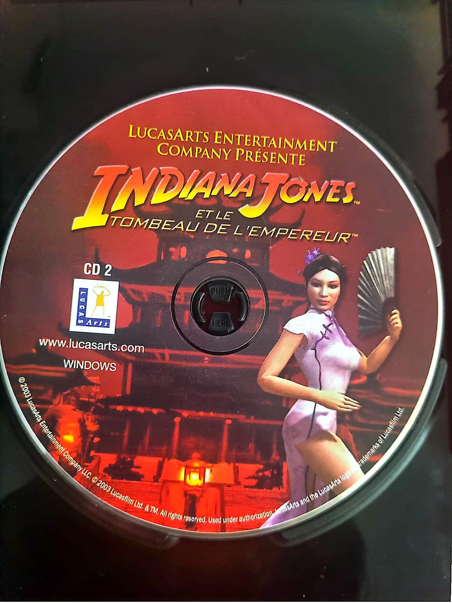 Indiana Jones et le Tombeau de l’Empereur | Jeu PC | CD 2