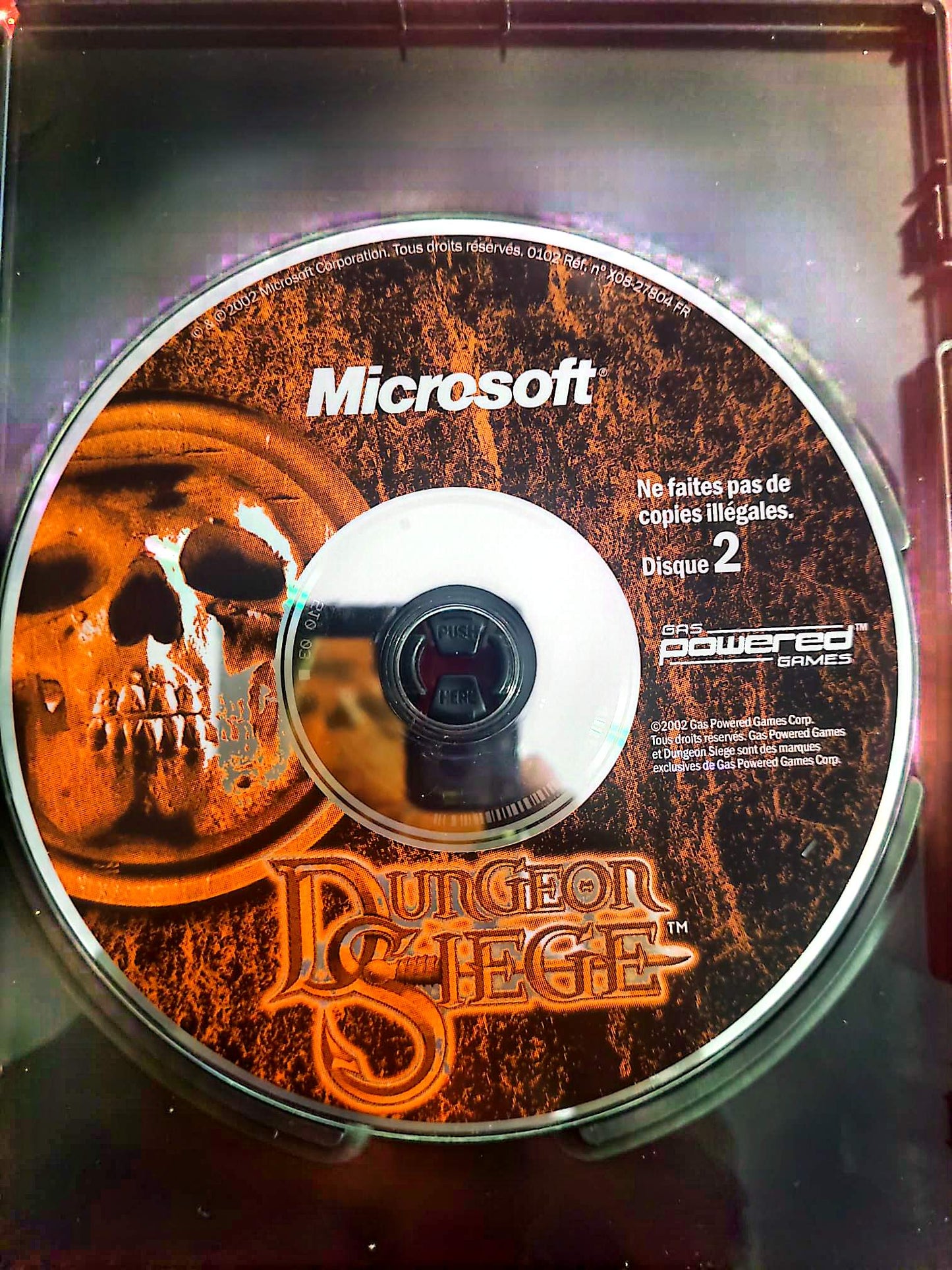 Dungeon Siege PC – Disque 2 seul – Jeu original Microsoft – Sans boîtier – Fonctionnel