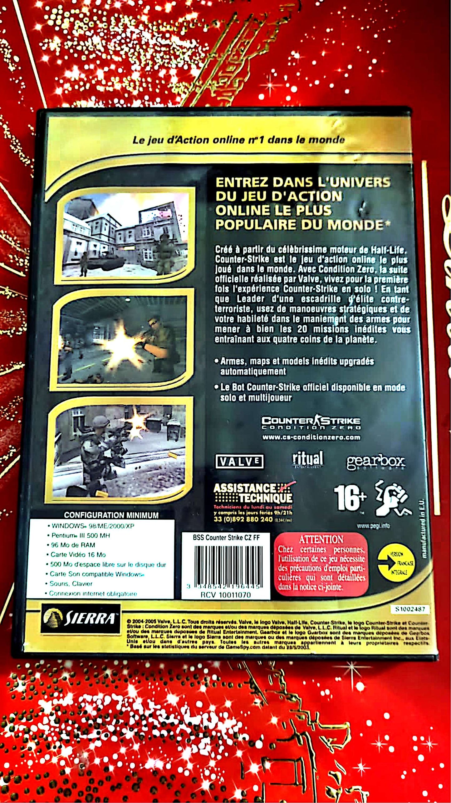 jeu PC counter strike condition zero