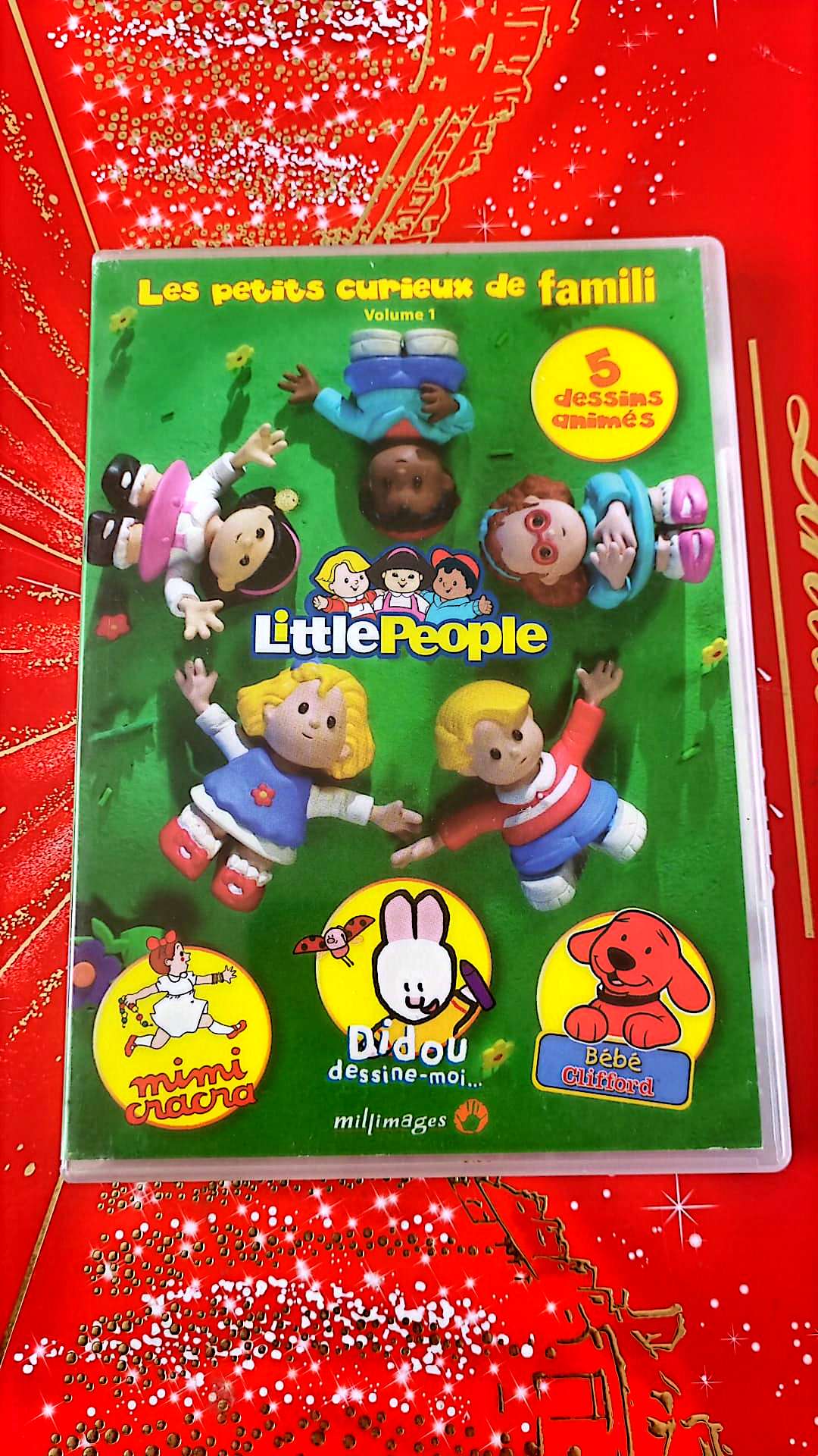 les petits curieux de famili volume 1 (5 dessin animé) little people DVD état Par