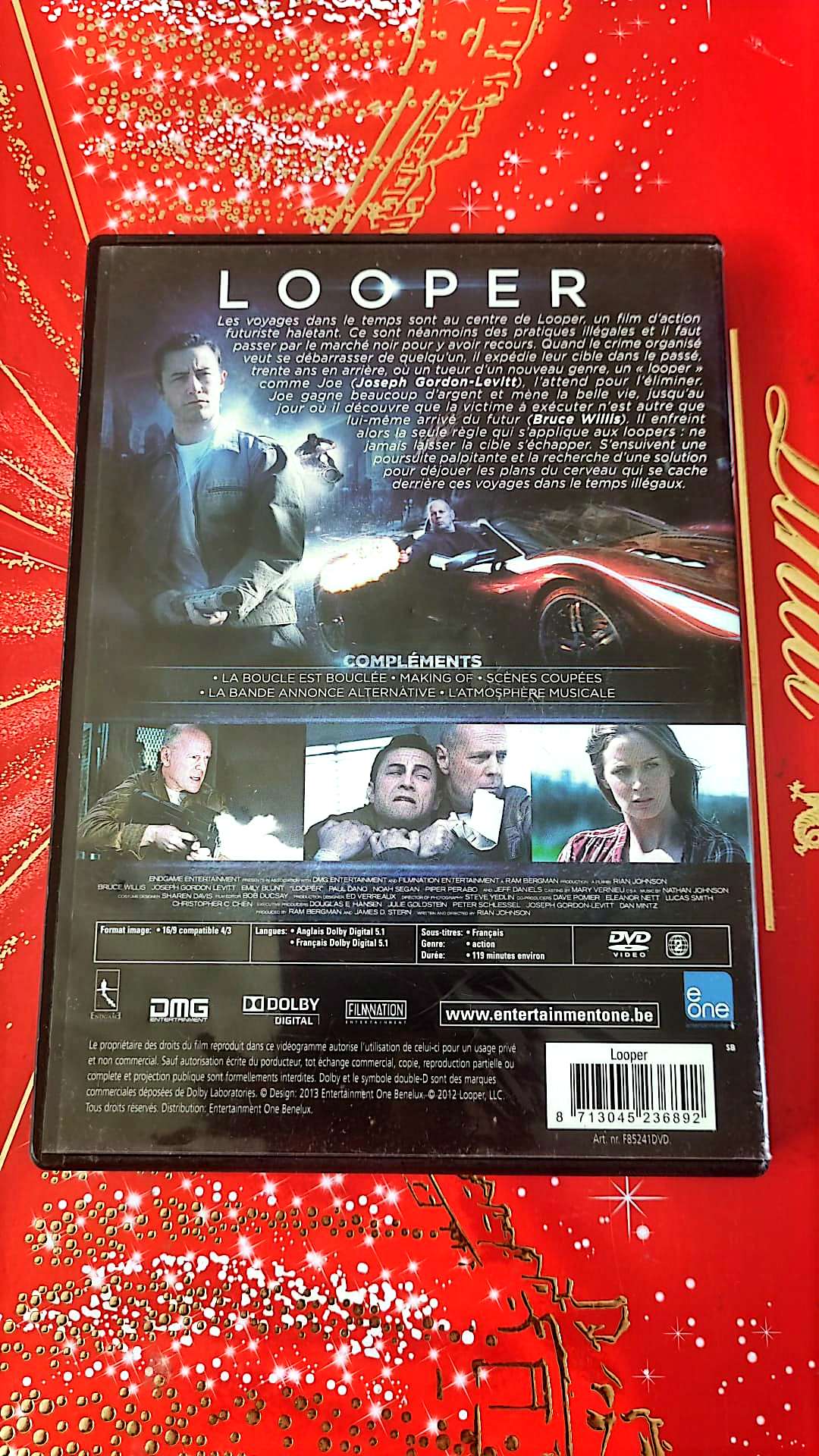 Affrontez votre passé Looper film DVD état Par