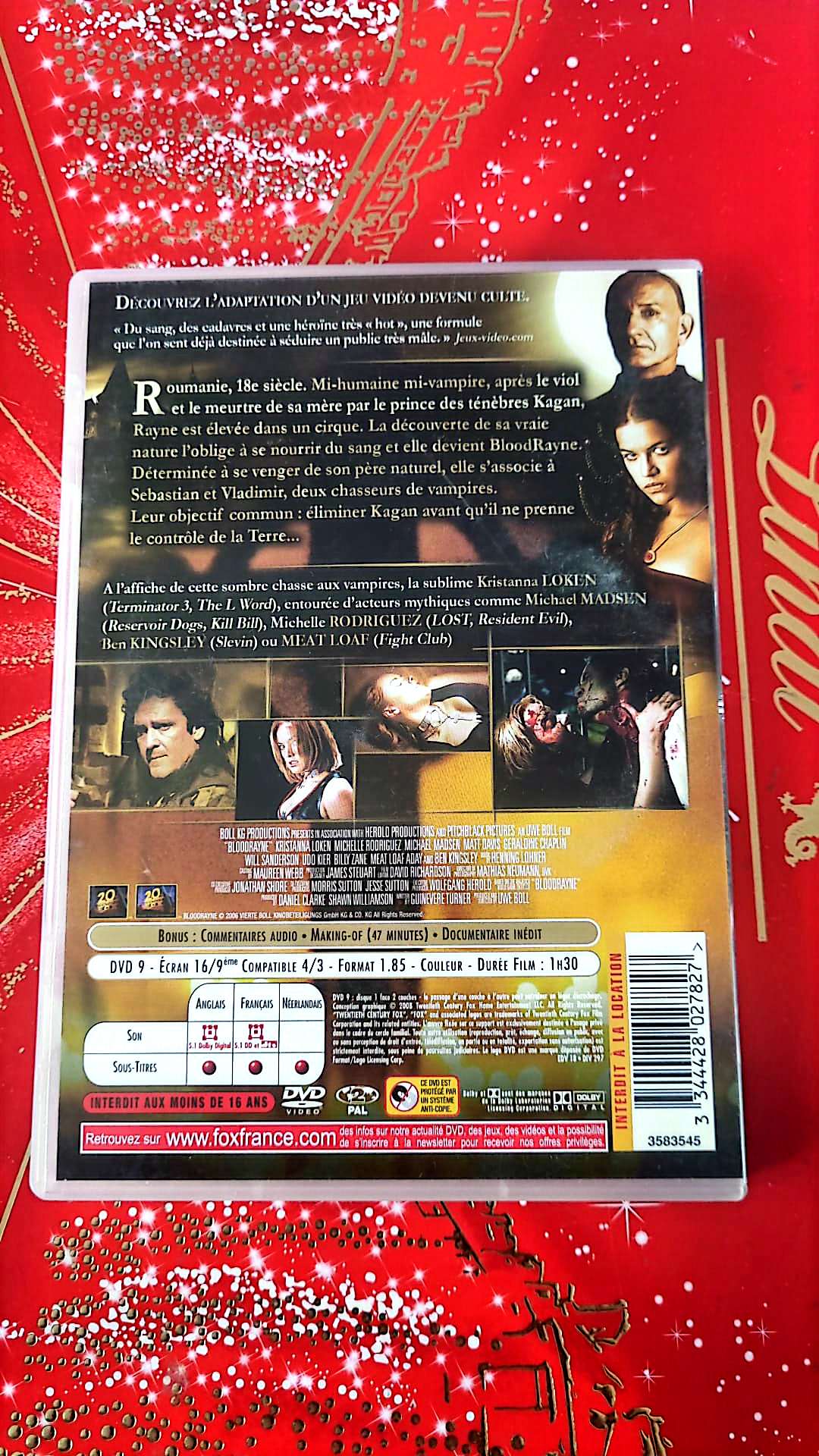 Bloodrayne film DVD état Par