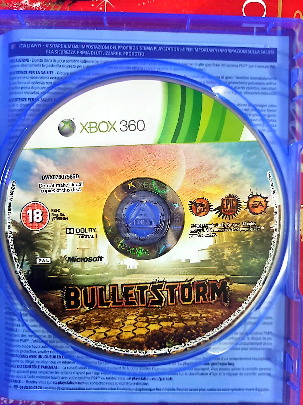 Bulletstorm – Xbox 360 – CD seul sans boîtier – FPS jeu xbox 360