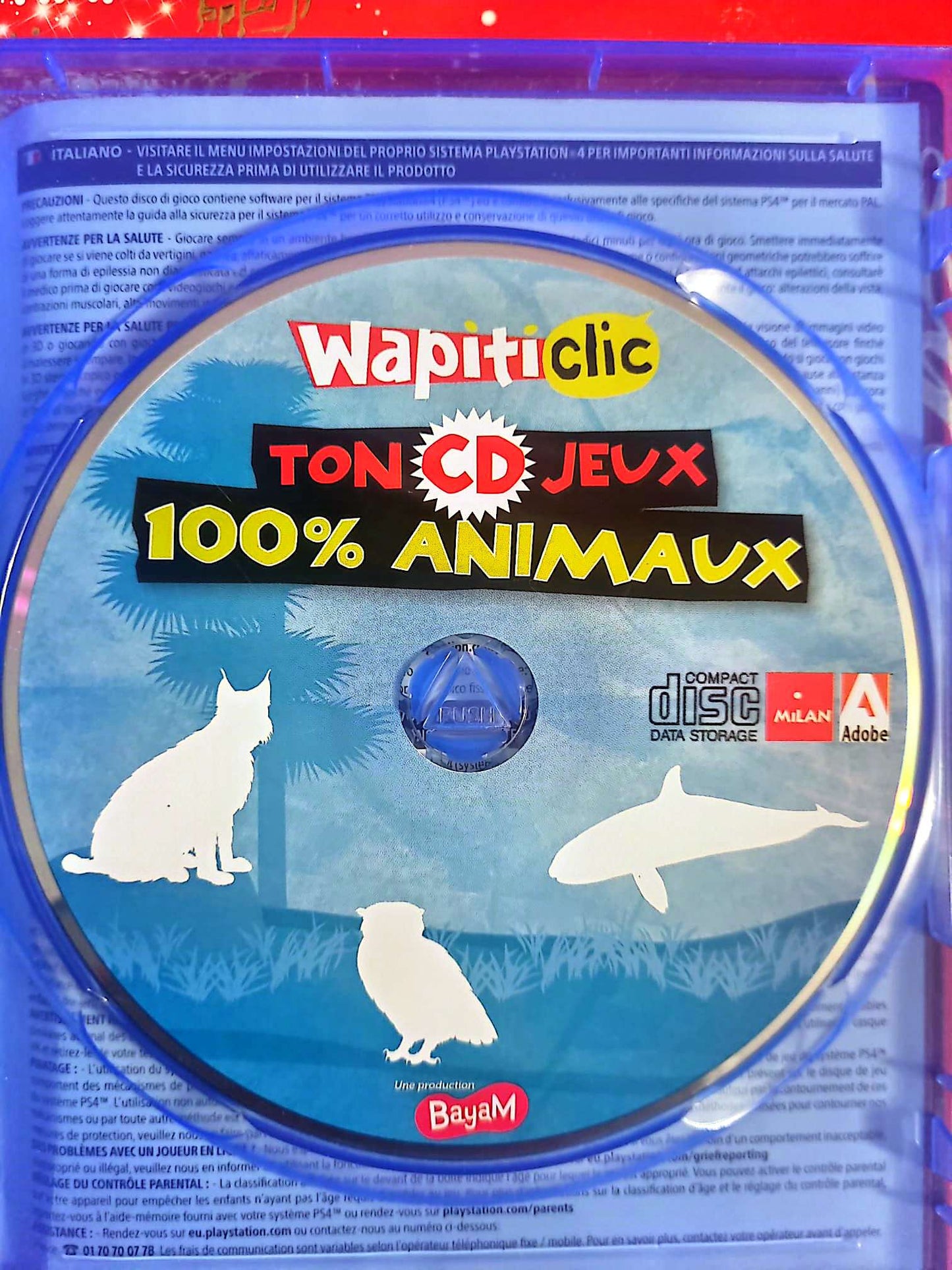 Wapiti Clic – Ton CD Jeux 100% Animaux – PC – CD seul sans boîtier jeu pc