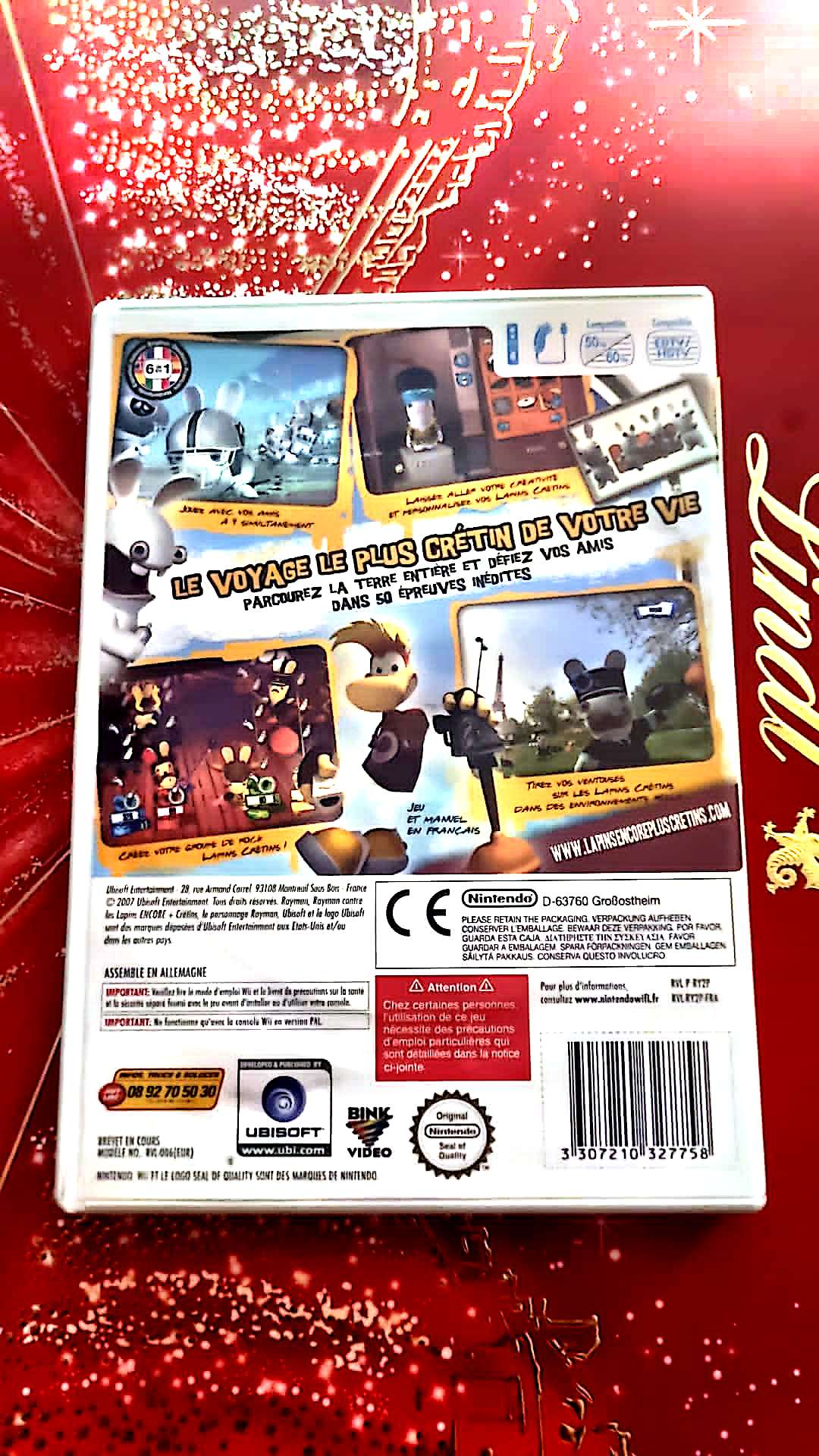 jeu wii rayman contre les lapins encore+cretins