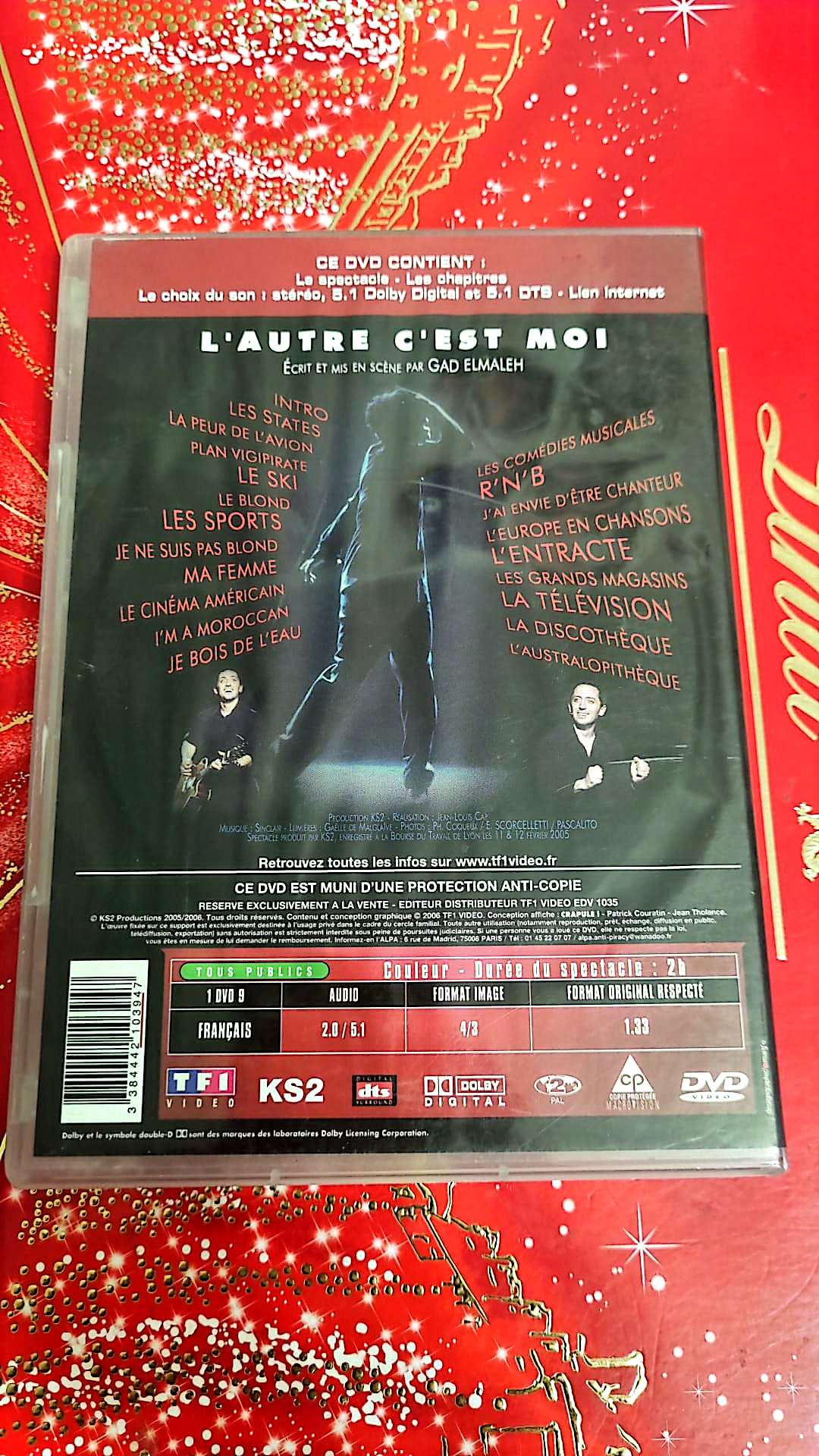 DVD : gad elmaleh l'autre c'est moi