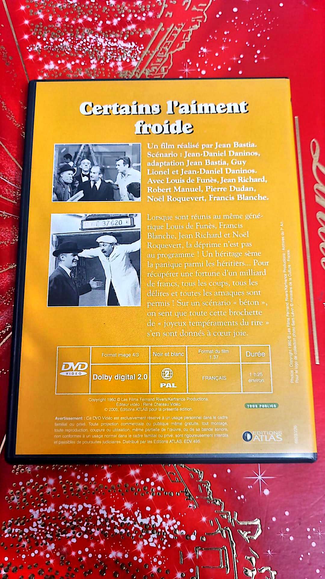 DVD : louis de funès irrésistible certains l'aiment froide film