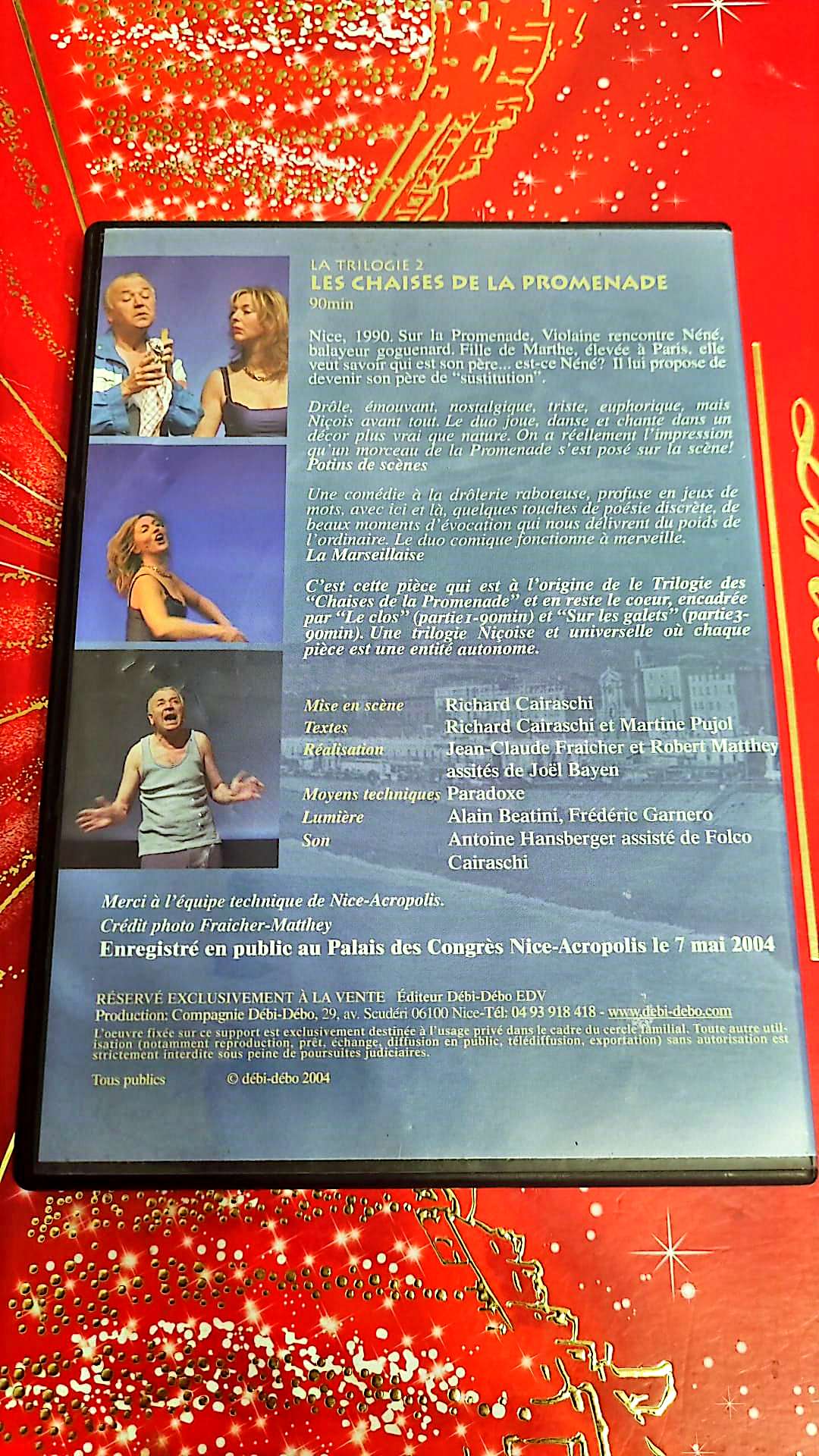 DVD : les chaises de la promenade une comédie de richard cairaschi