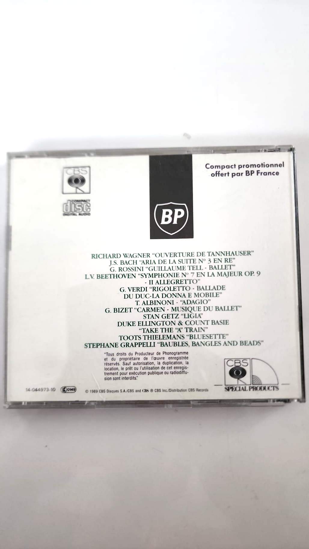 11 Grands Moments – CD classique et jazz – Édition BP France – Occasion
