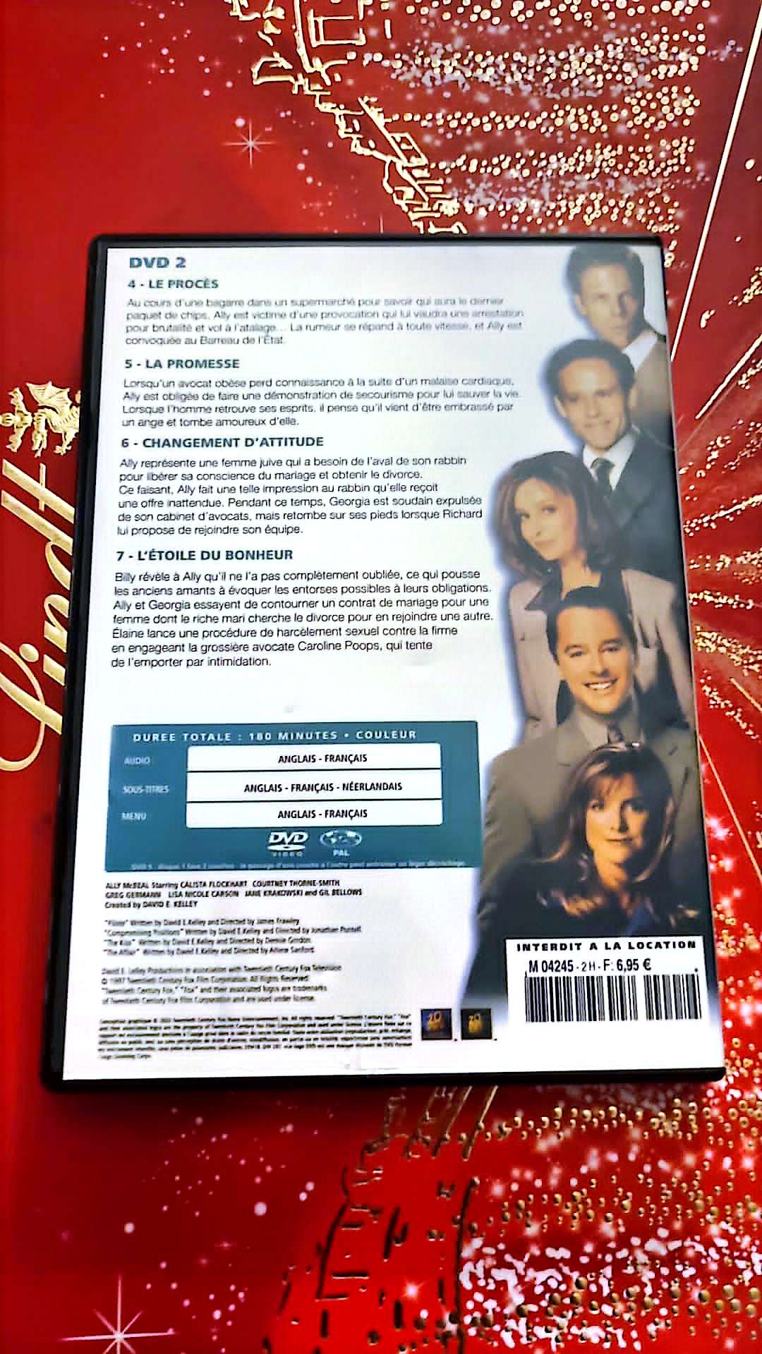 ally mcbeal saison 1 dvd 2 épisode 4-7