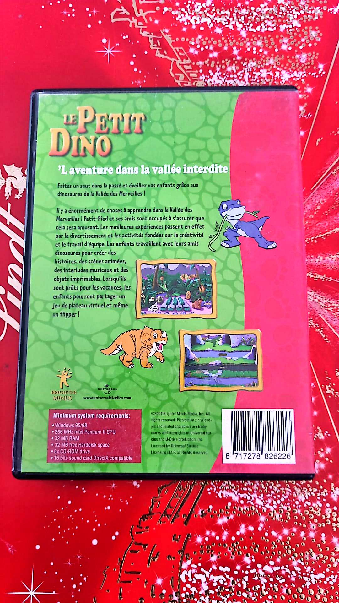 PC Le petit Dino l'aventure dans la vallée interdit