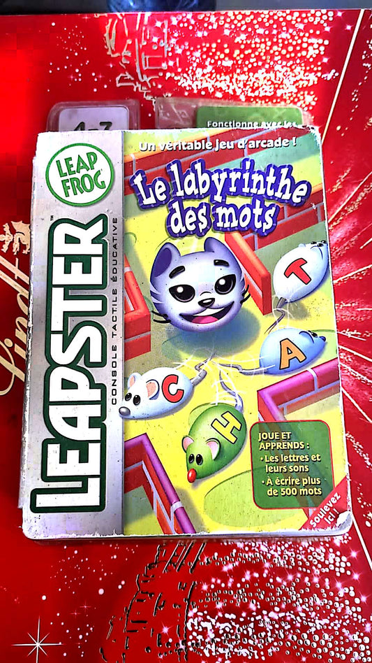 Cartouche Leapster – Le Labyrinthe des Mots