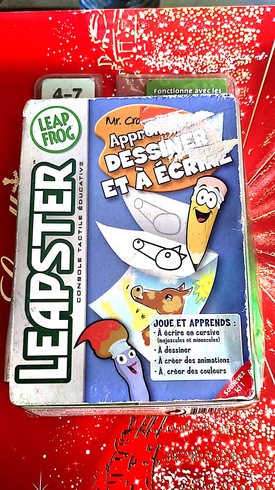 Cartouche Leapster – Apprendre à Dessiner et à Écrire