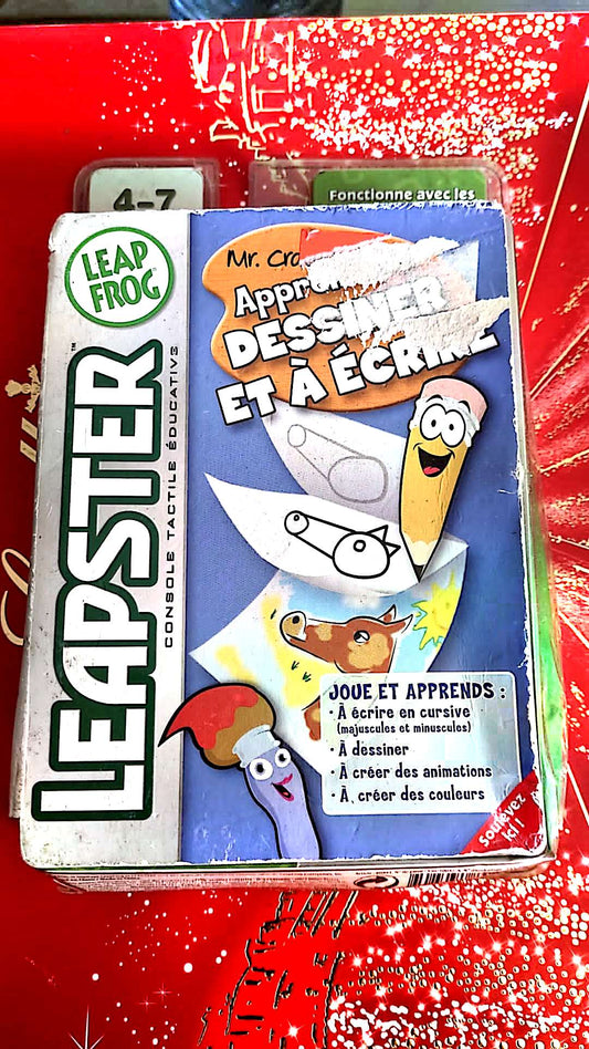 Cartouche Leapster – Apprendre à Dessiner et à Écrire