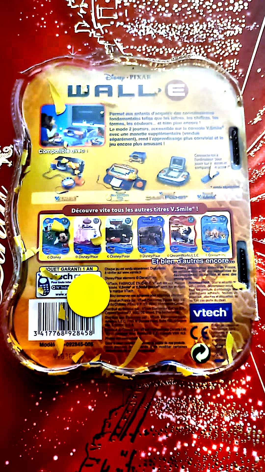 Jeu éducatif V.Smile Disney Pixar Wall-E (VTech)
