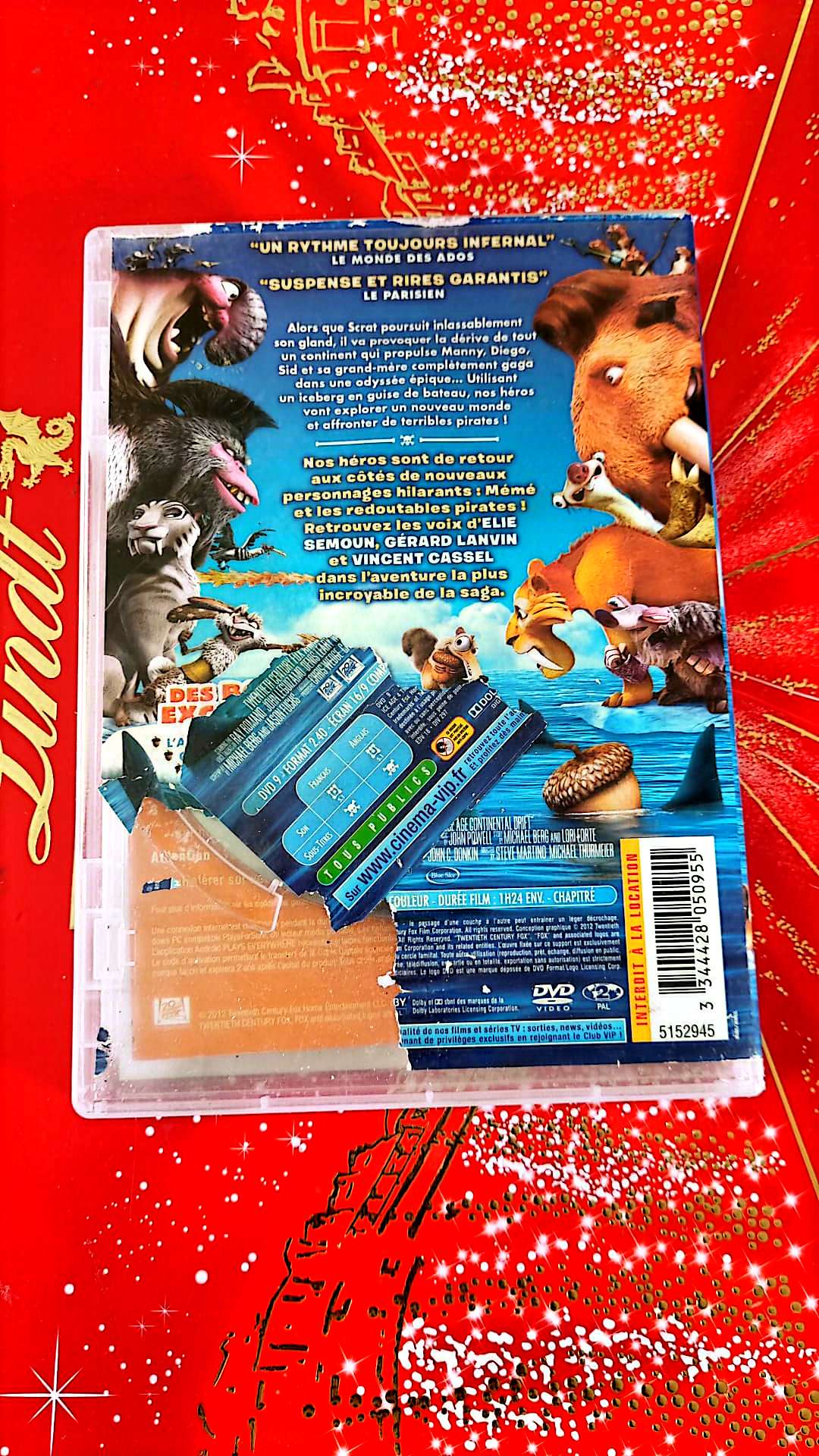 DVD : l'age de glace 4 la derive des continent