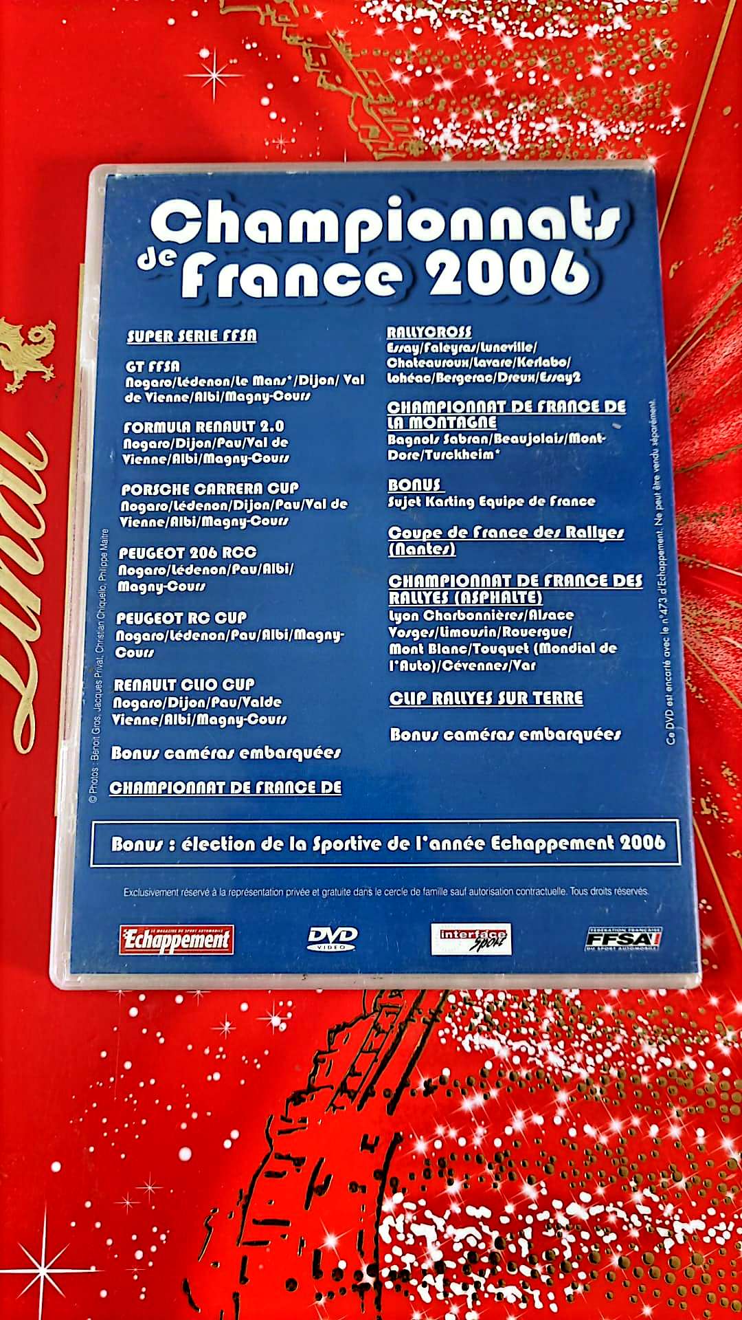 DVD : championnat de France 2006