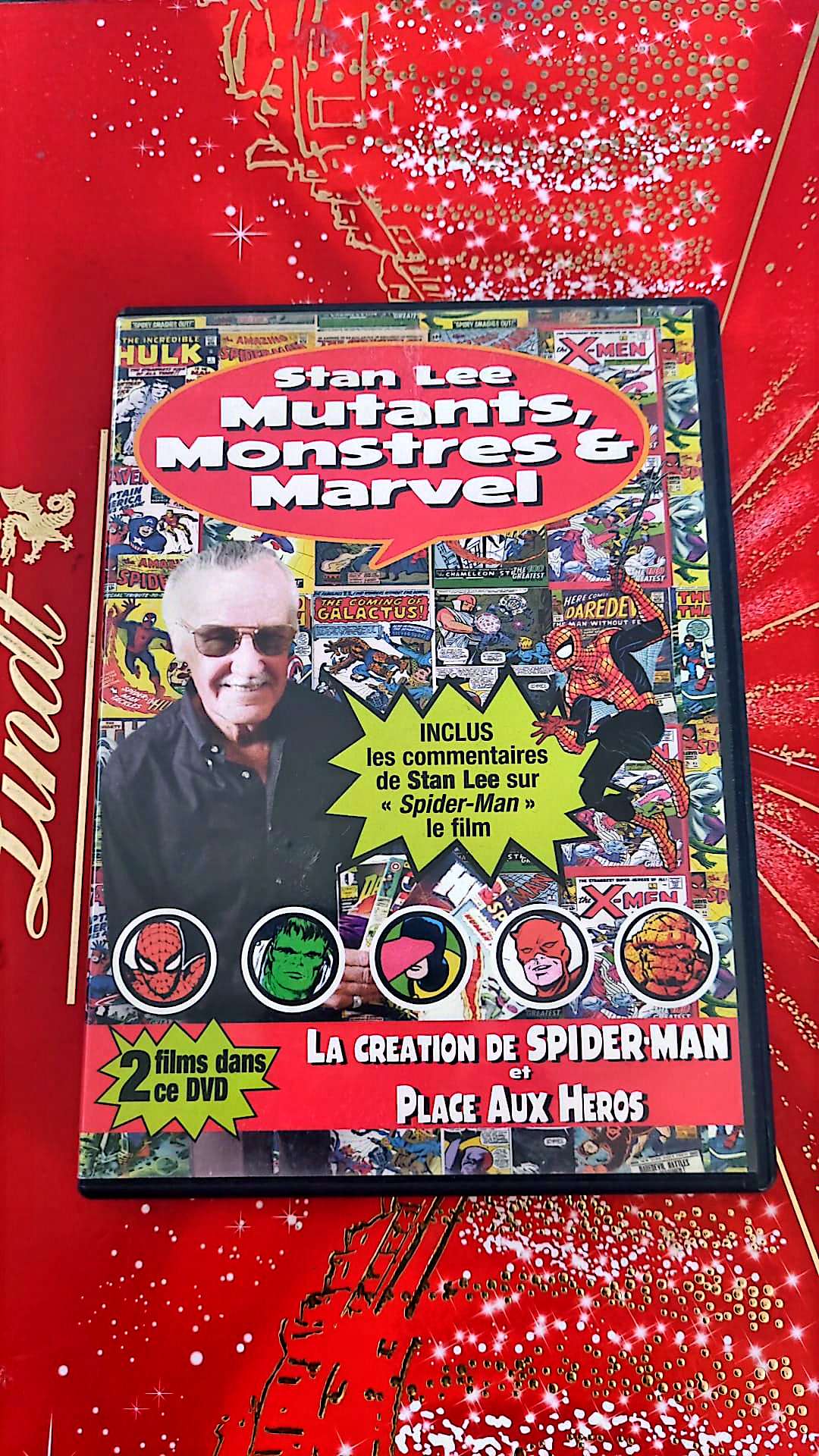 2 film dans ce dvd la création de spiderman et place aux heros