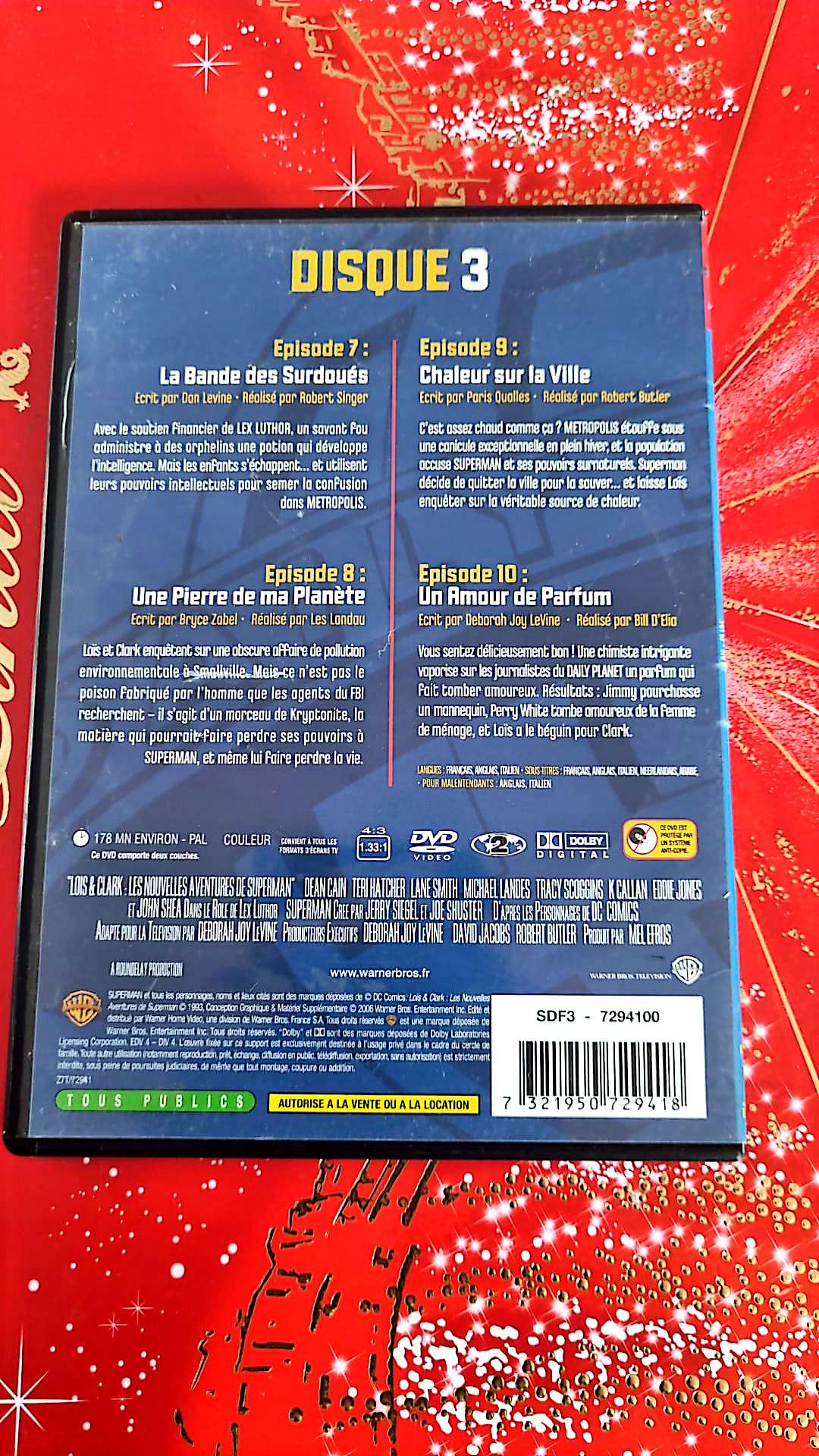 loïs et clark : les nouvelles aventures de superman DVD 3 épisode 7-10