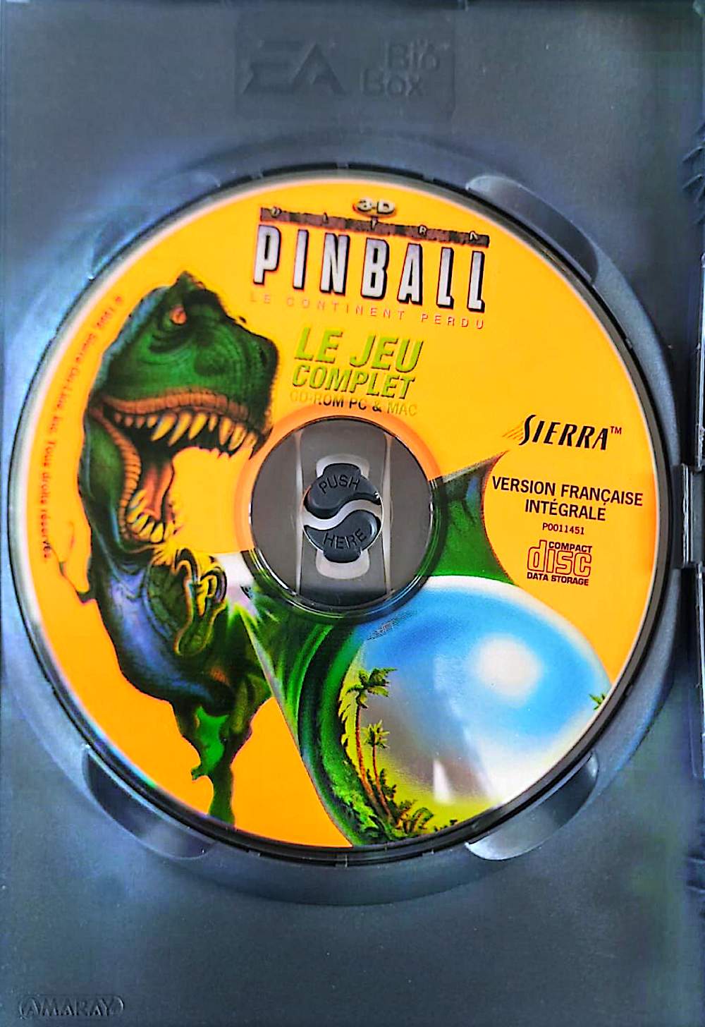 3D Ultra Pinball Le Continent Perdu Jeu PC Mac CD-ROM Seul Français Sierra Occasion
