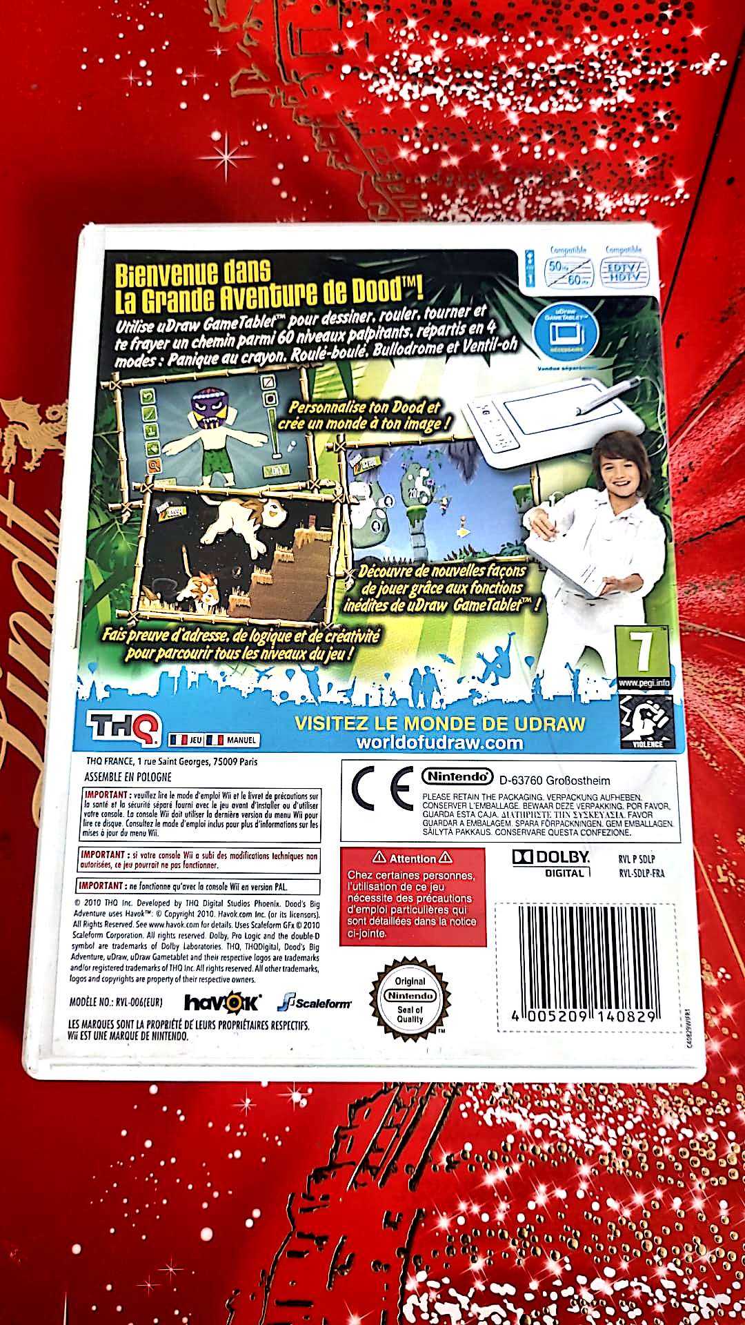 jeu wii la grande aventure de Dood