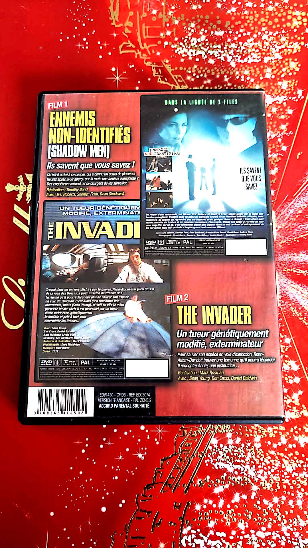 dvd collection 2 films science fiction ennemis non identifiés the invader