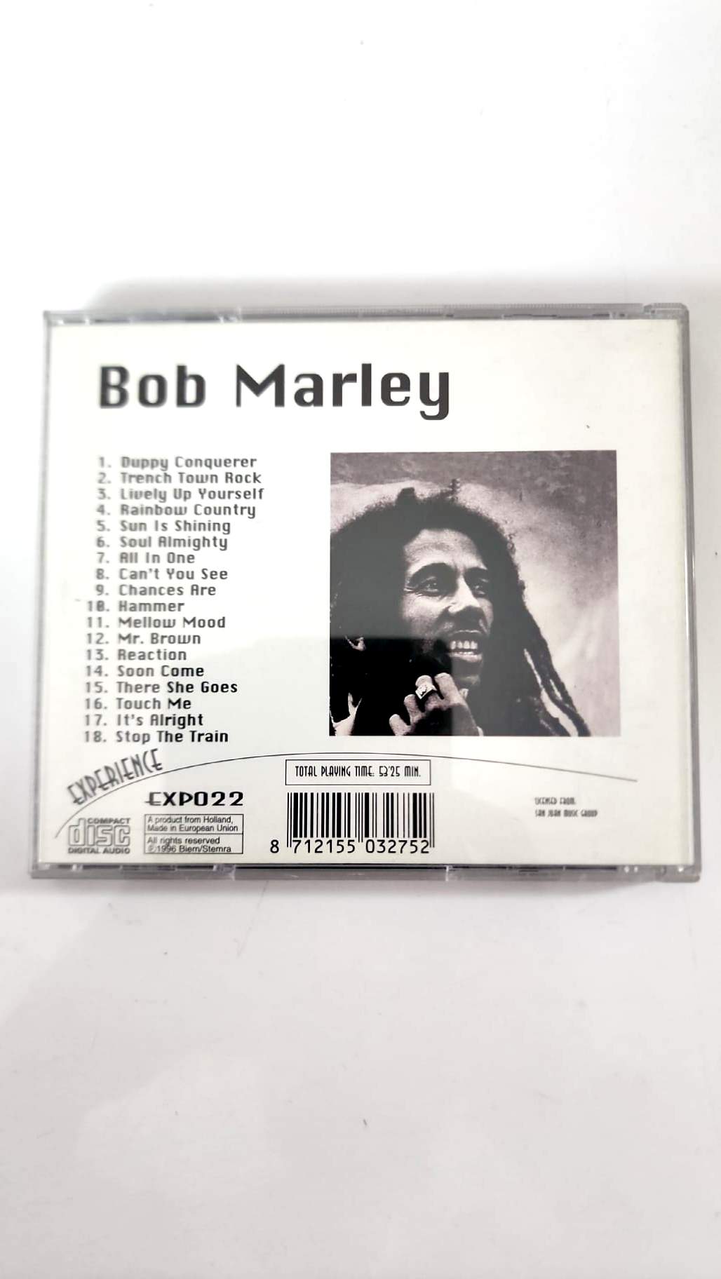 Bob Marley – Compilation 18 titres – CD Experience EXP022
